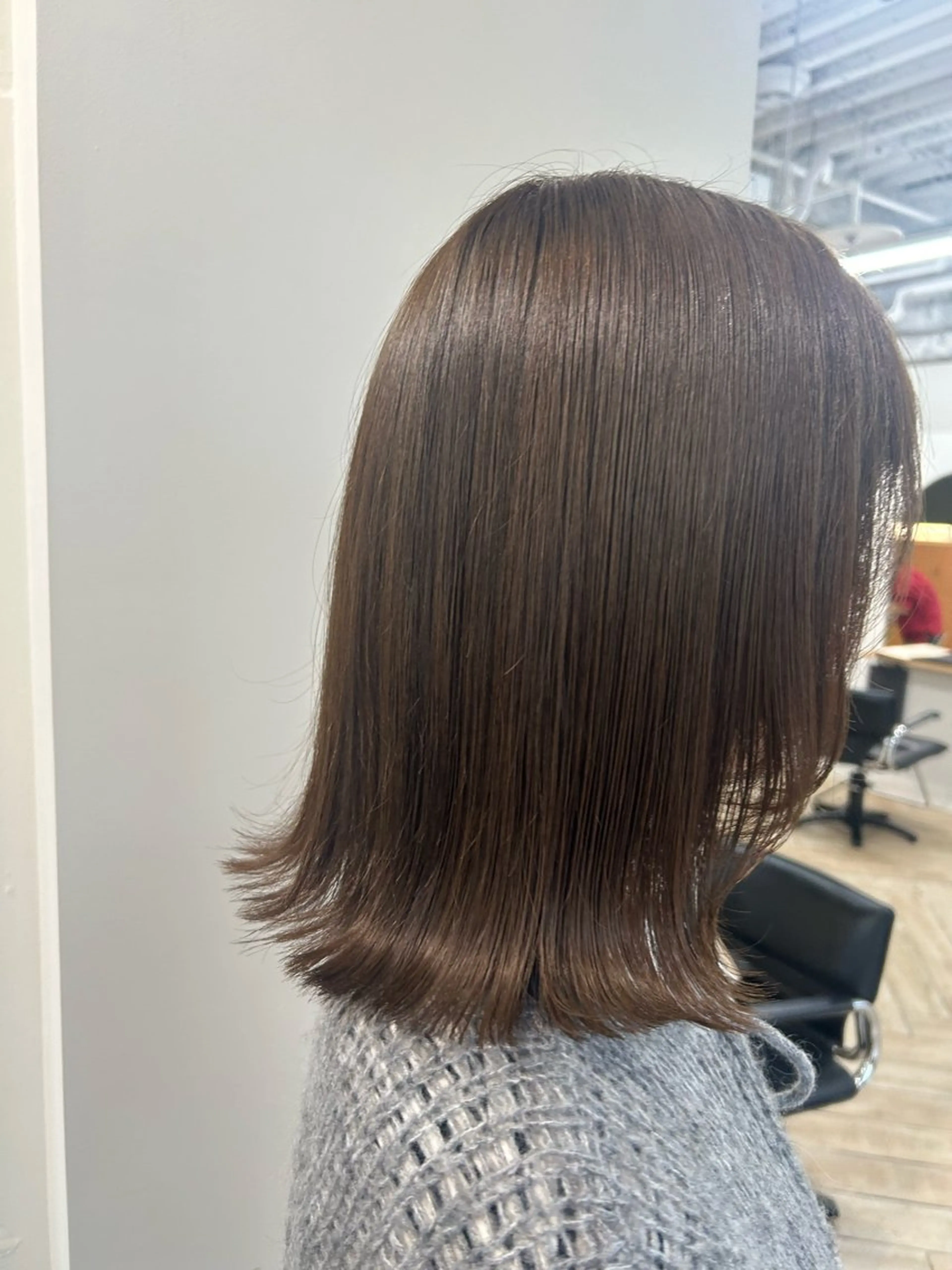 カラー ヘアカラー トリートメント ベージュ/ダブルカラ ー/新潟駅/青柳萌果のヘアスタイル