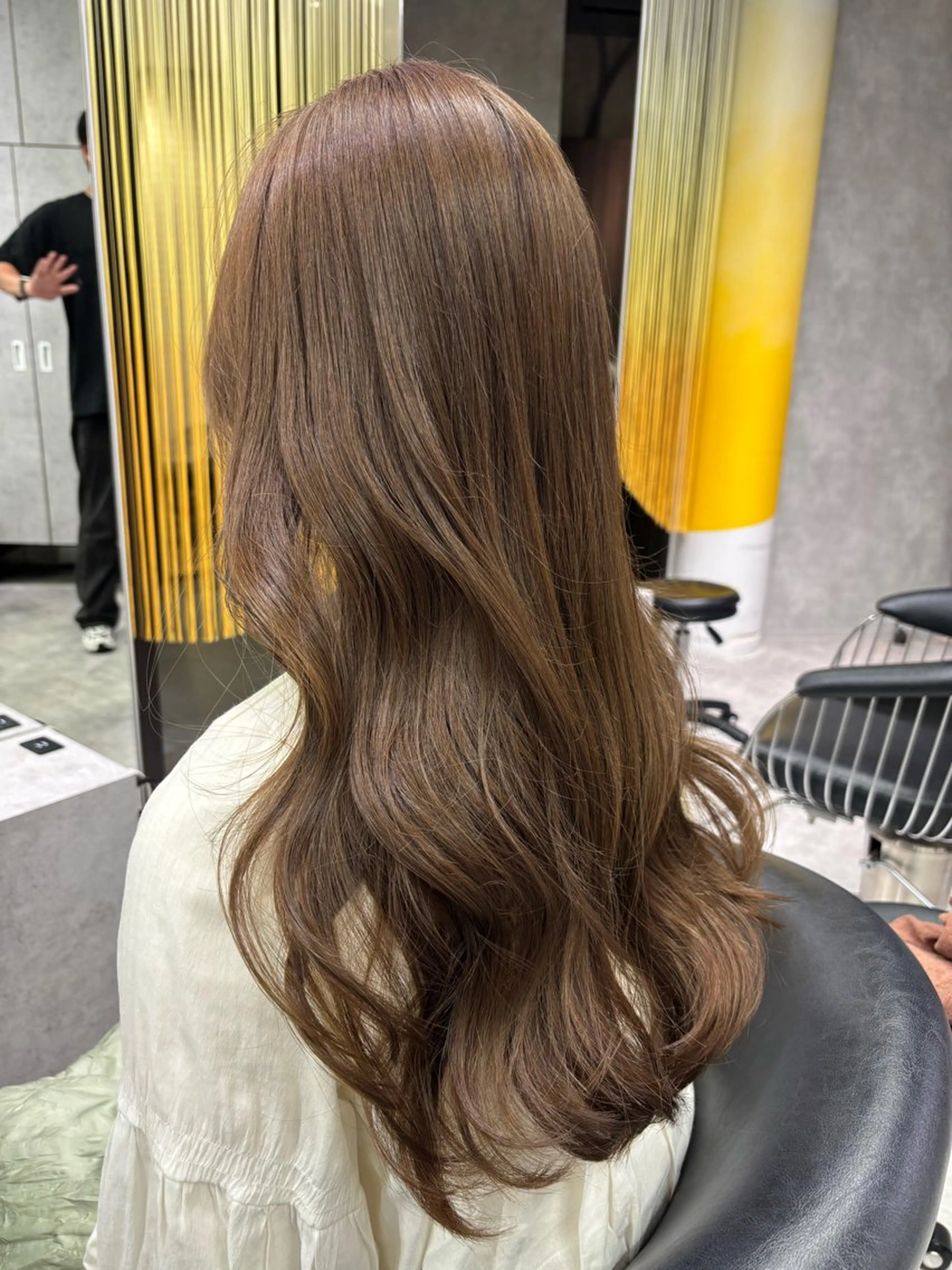 ロング ヘアカラー トリートメント 🌷ボブ/ハイライト /tomomi🌷のヘアスタイル