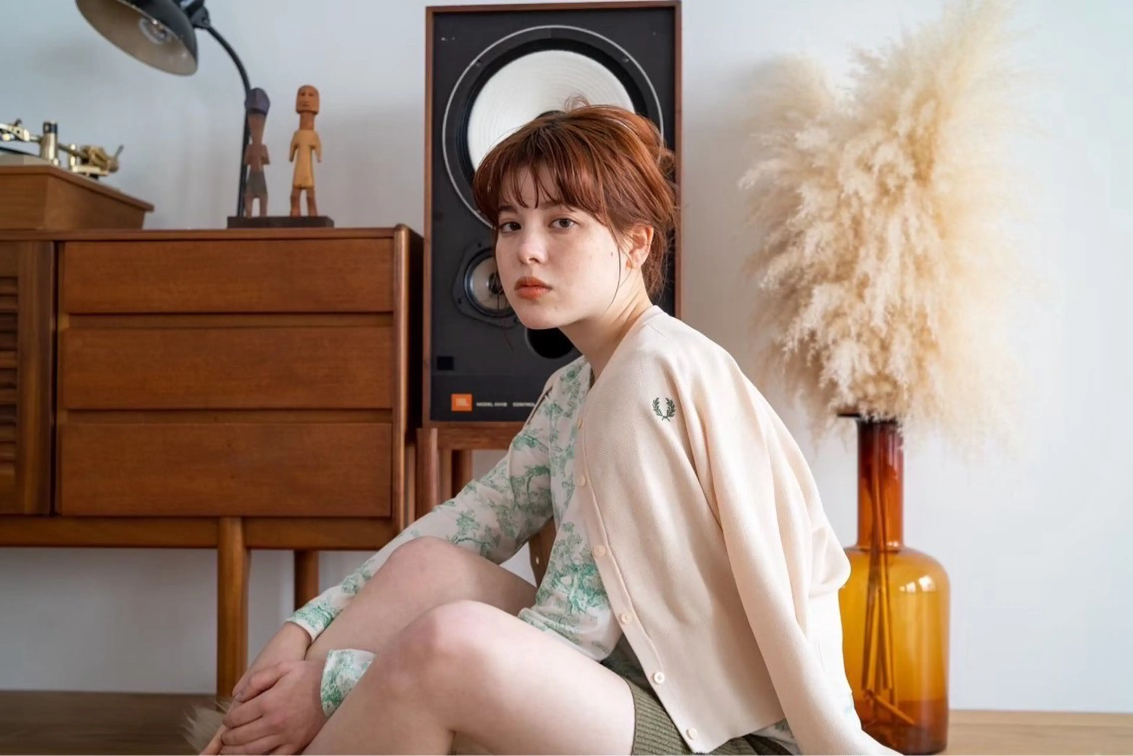 ショート カラー ベージュカラー ブリーチ ブリーチなしカラー オレンジ オレンジベージュ 透明感カラーと映画 美容師/yujiのヘアスタイル