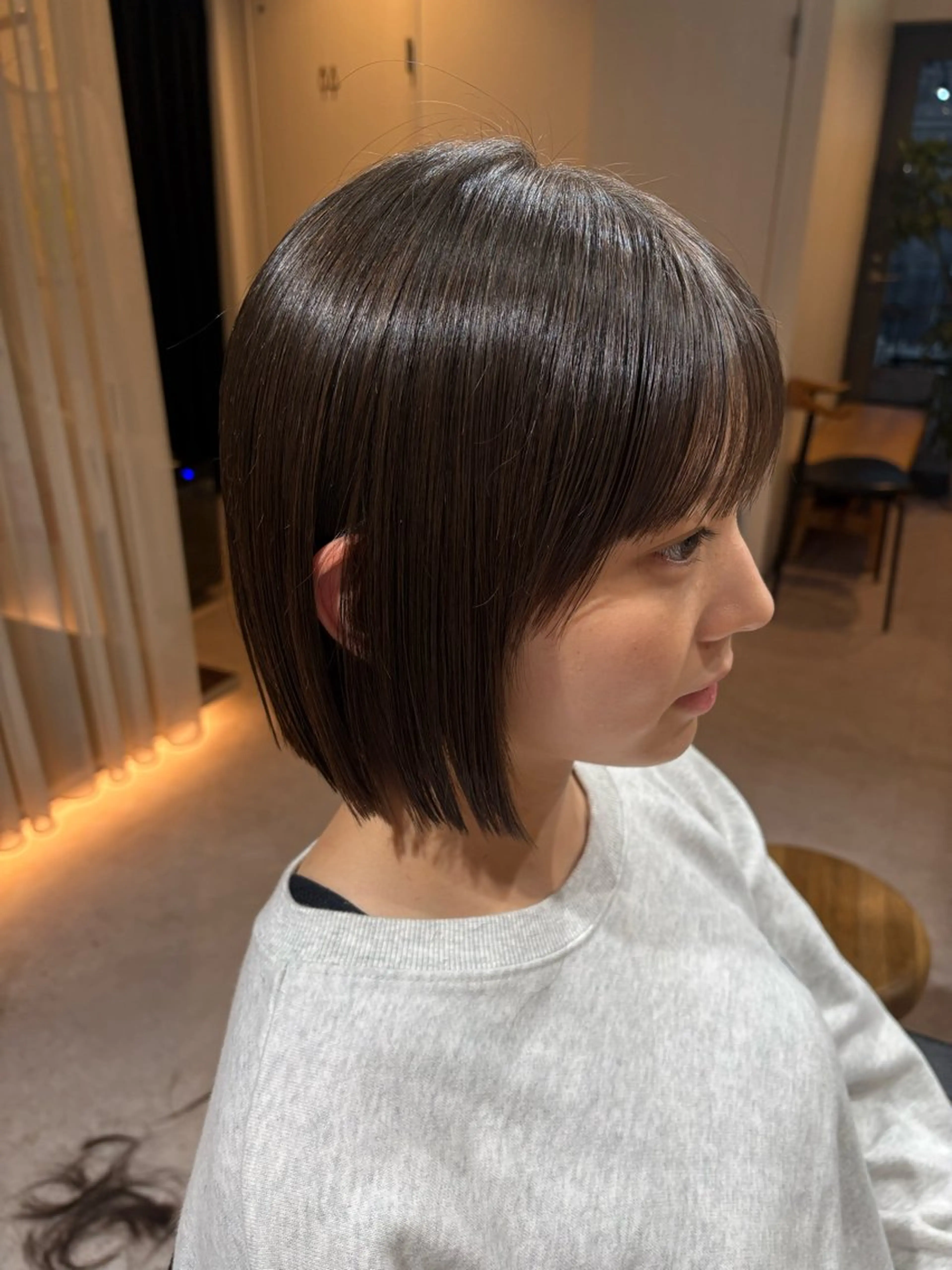 ミディアム ボブ 似合わせカット カット iroha/ n.w.h🎀のヘアスタイル