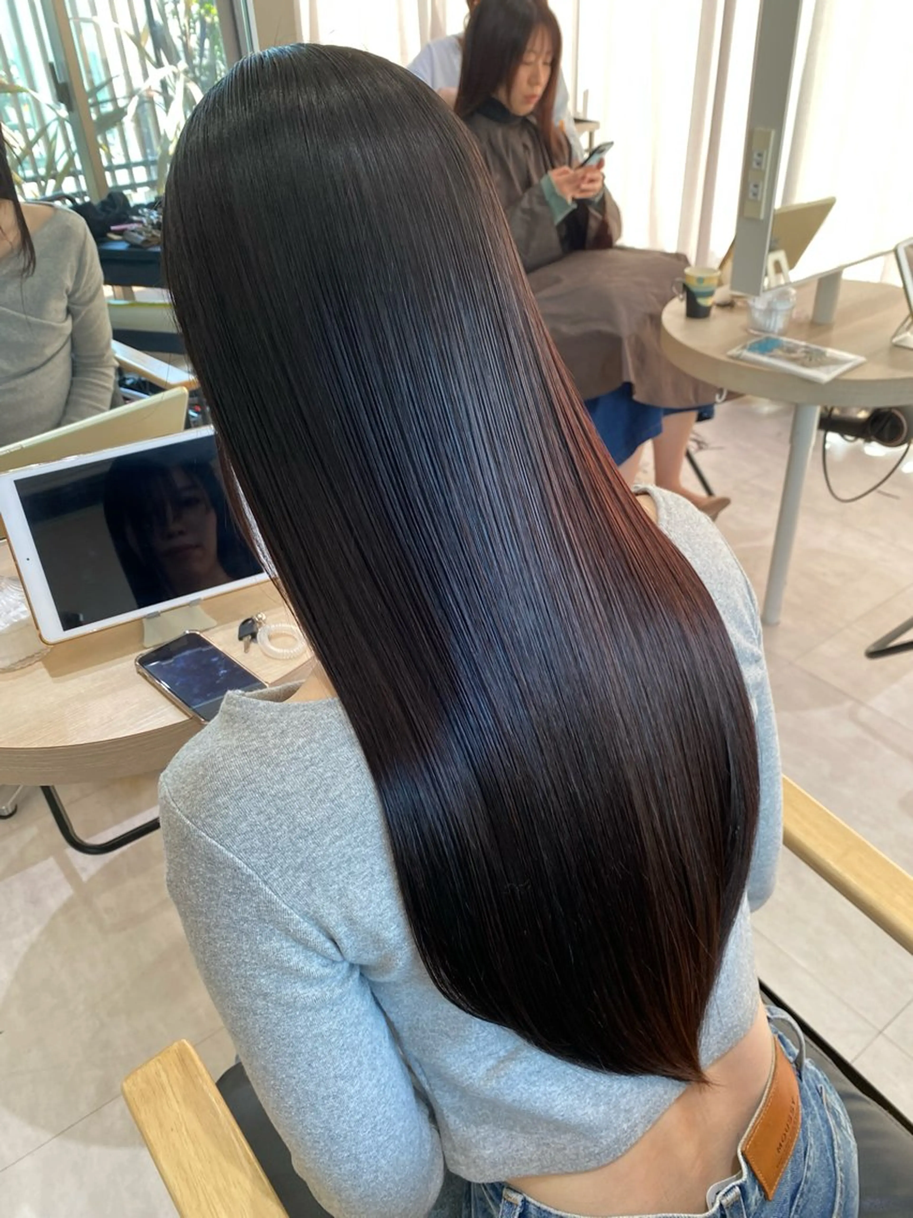 ロング カット ヘアカラー トリートメント 中村一樹/髪質改善 艶髪/艶カラー/美髪のヘアスタイル