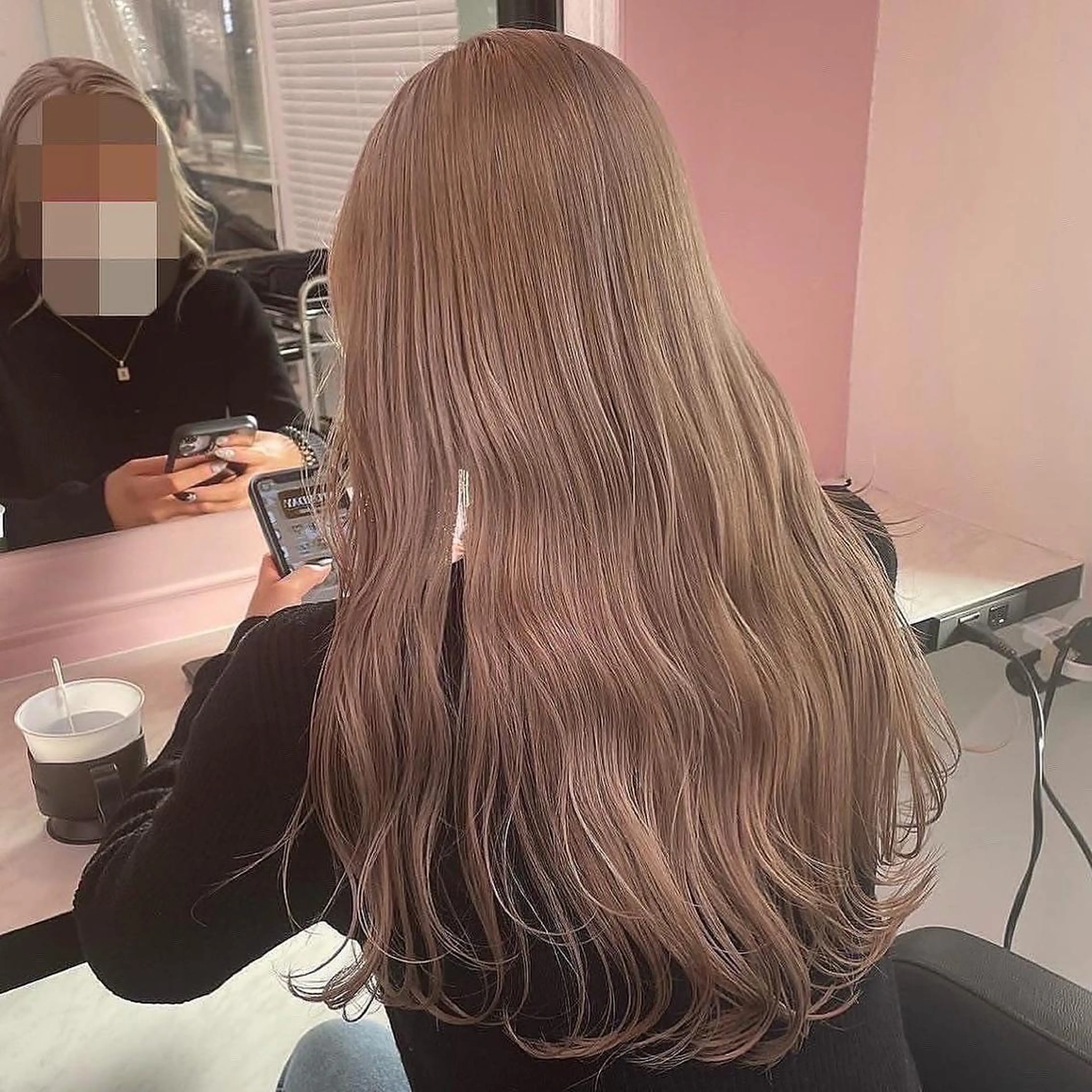 ロング 透明感ラベンダー💗 SHOのヘアスタイル