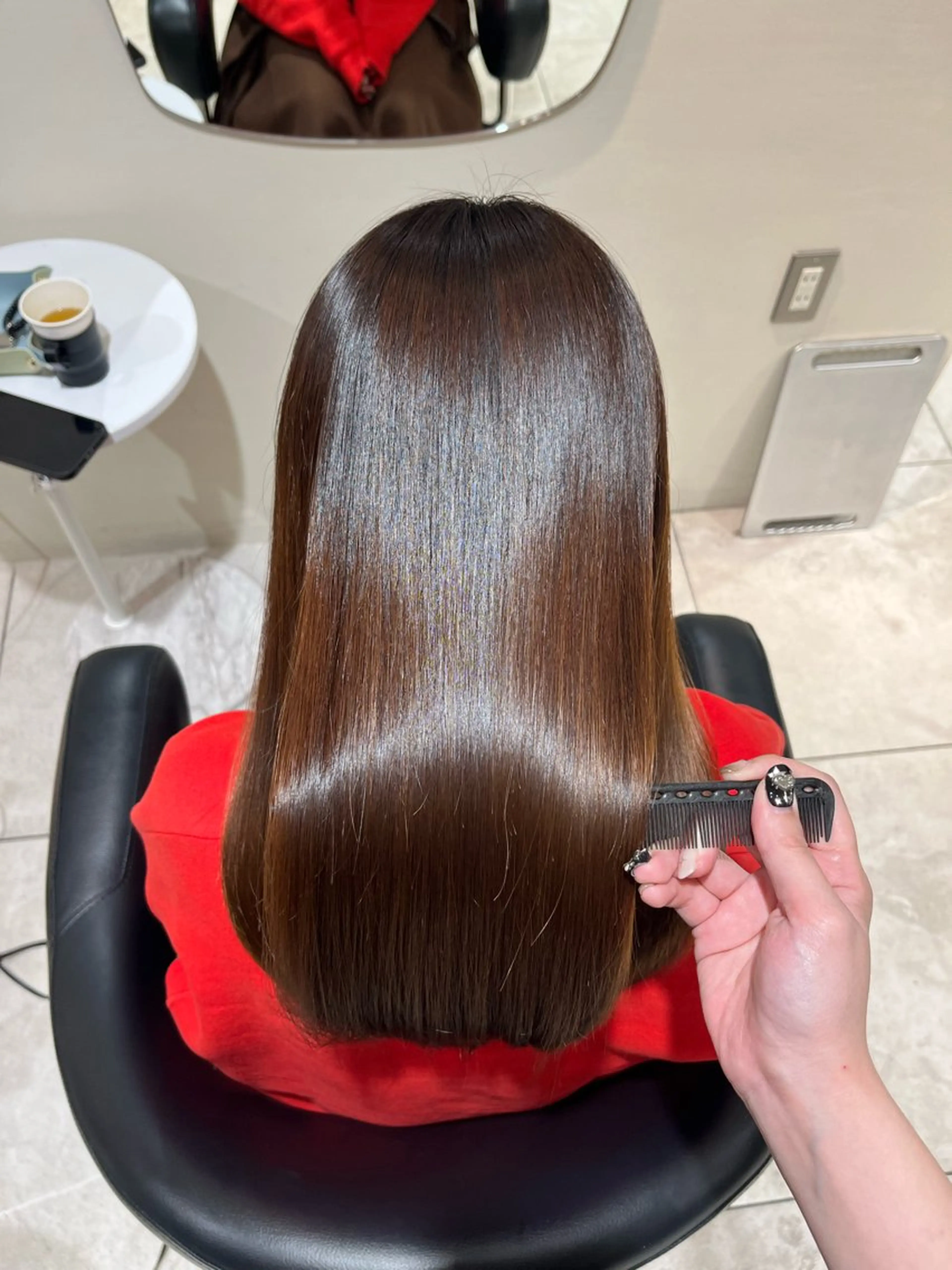 ロング パーマ 🫧美髪縮毛矯正🫧 横山 遥のヘアスタイル