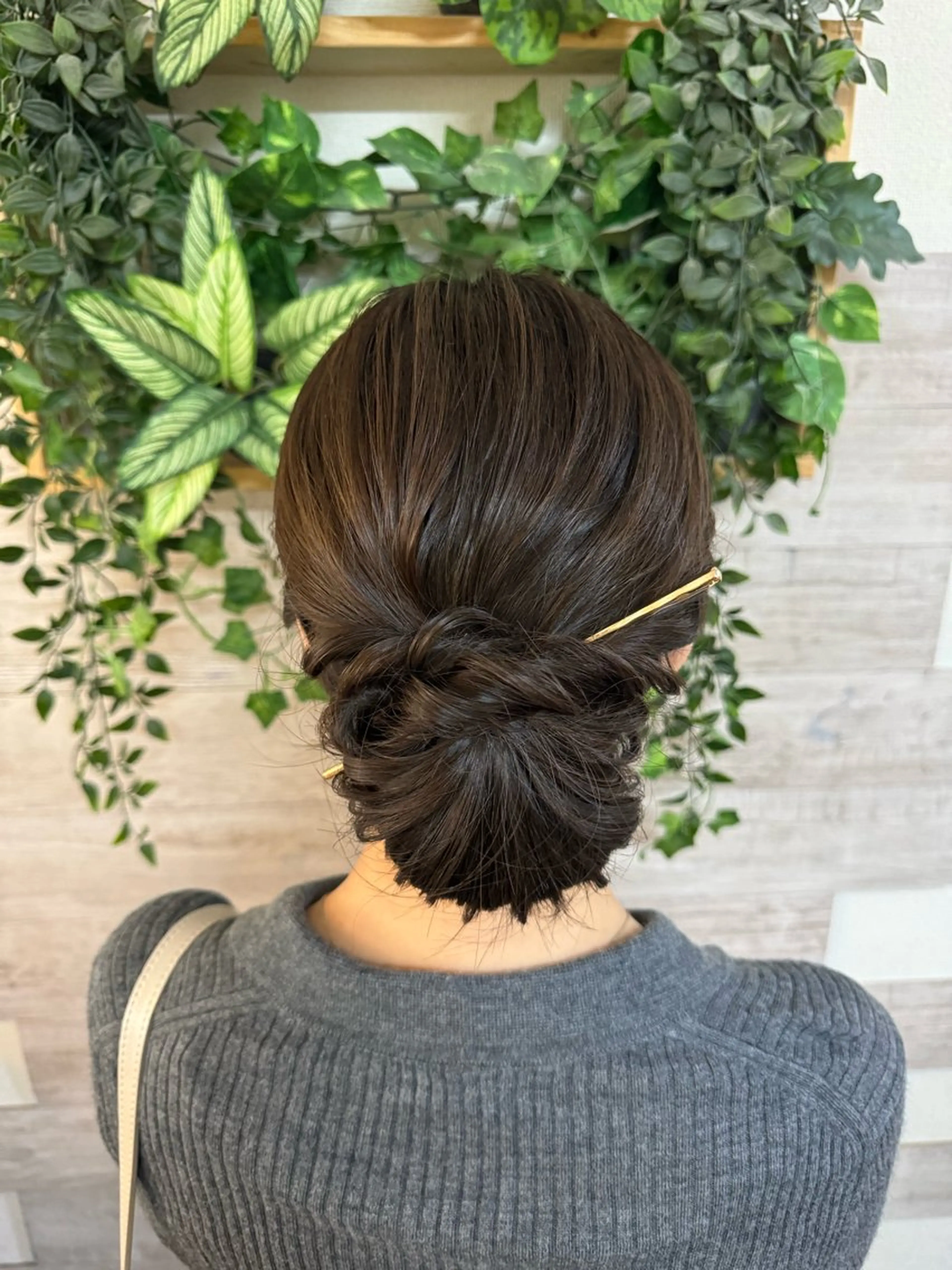 セミロング ヘアアレンジ 着付け Hair set&Spa Roquat Salon【 ヘアセット ＆ スパ ロカットサロン】所属・ヘアメイク専門/花嫁 ♡⃛Anri♡⃛のヘアスタイル
