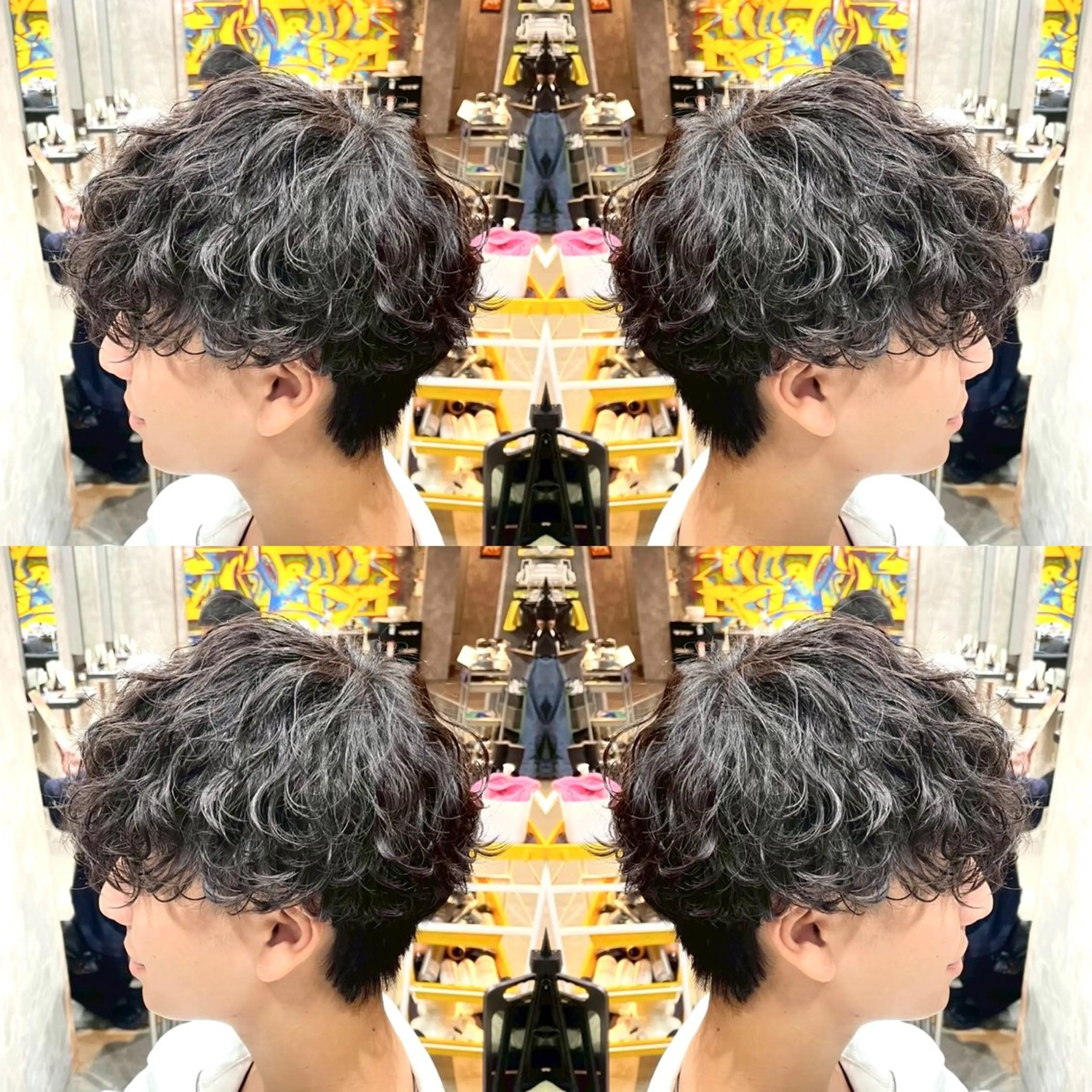 🔥スタイリングを楽に🔥🌀波巻きパーマ🌀【1日1人限定】メンズカット➕パーマ➕髪質改善内部トリートメント✨の写真