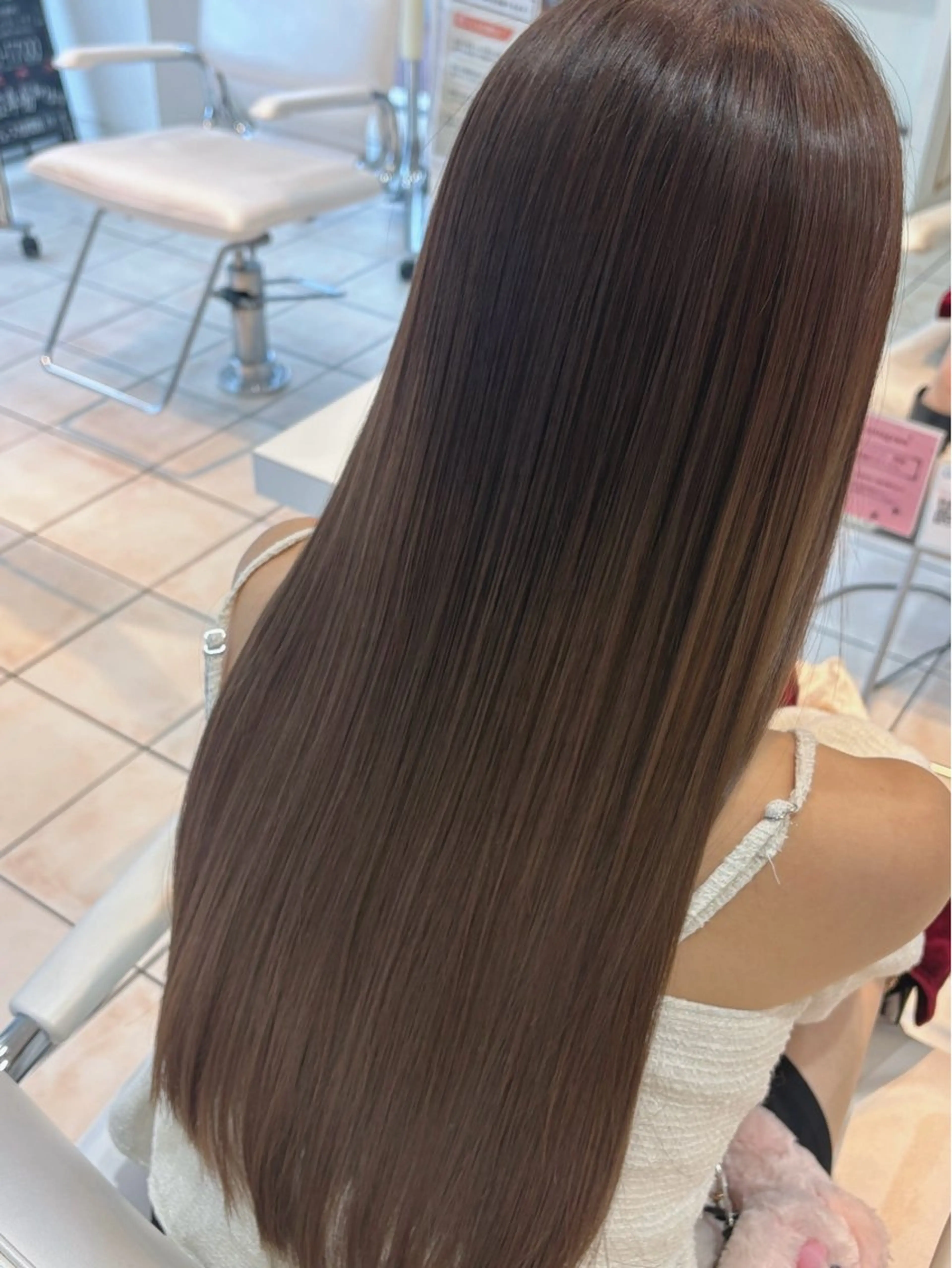 ロング カラー カット ヘアカラー ブリーチ/ヘアセット 【𝙍𝙞𝙣𝙤】のヘアスタイル