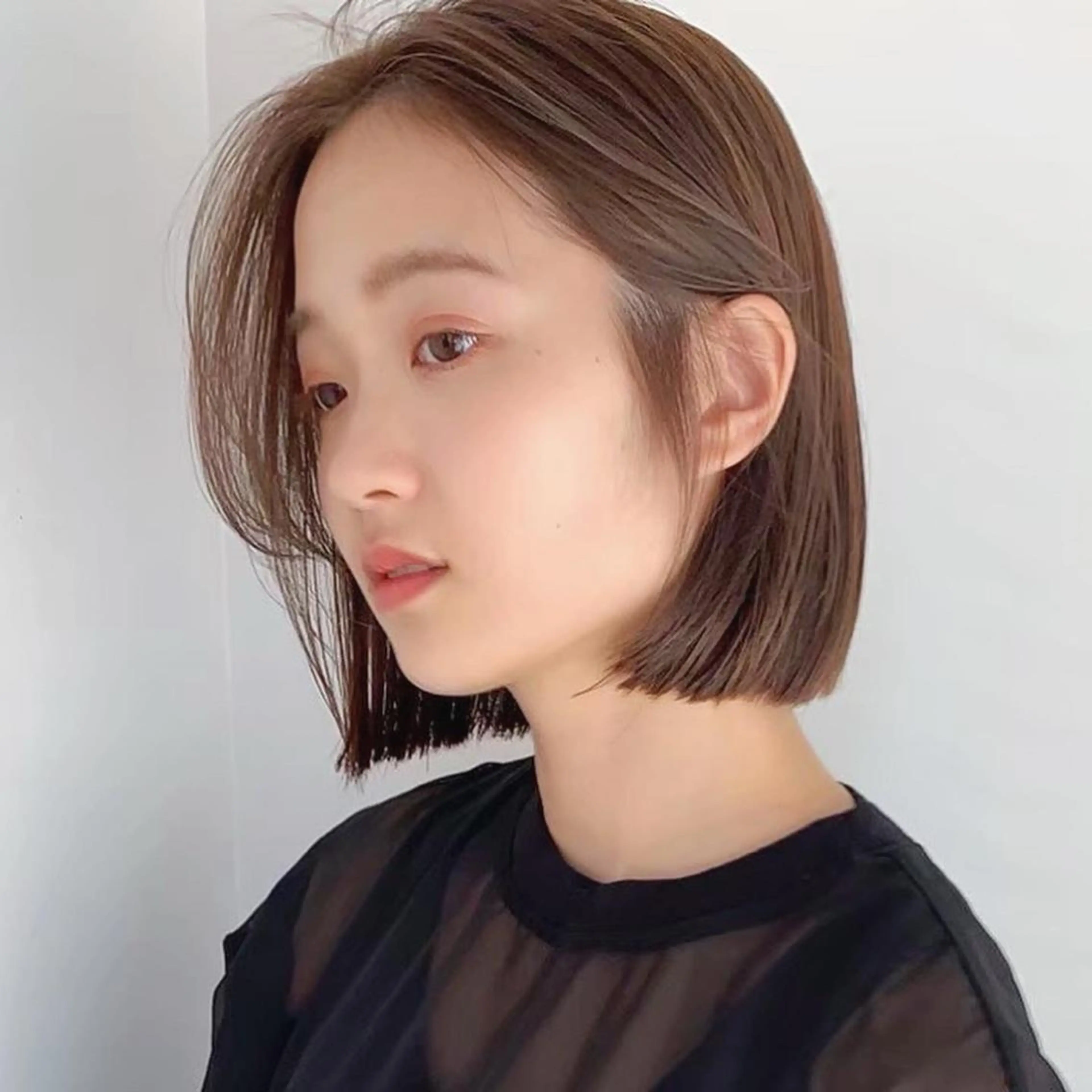 ショート カラー カット ヘアカラー トリートメント 🌱小顔ヘア/ボブ ミディアム/双葉🌱のヘアスタイル
