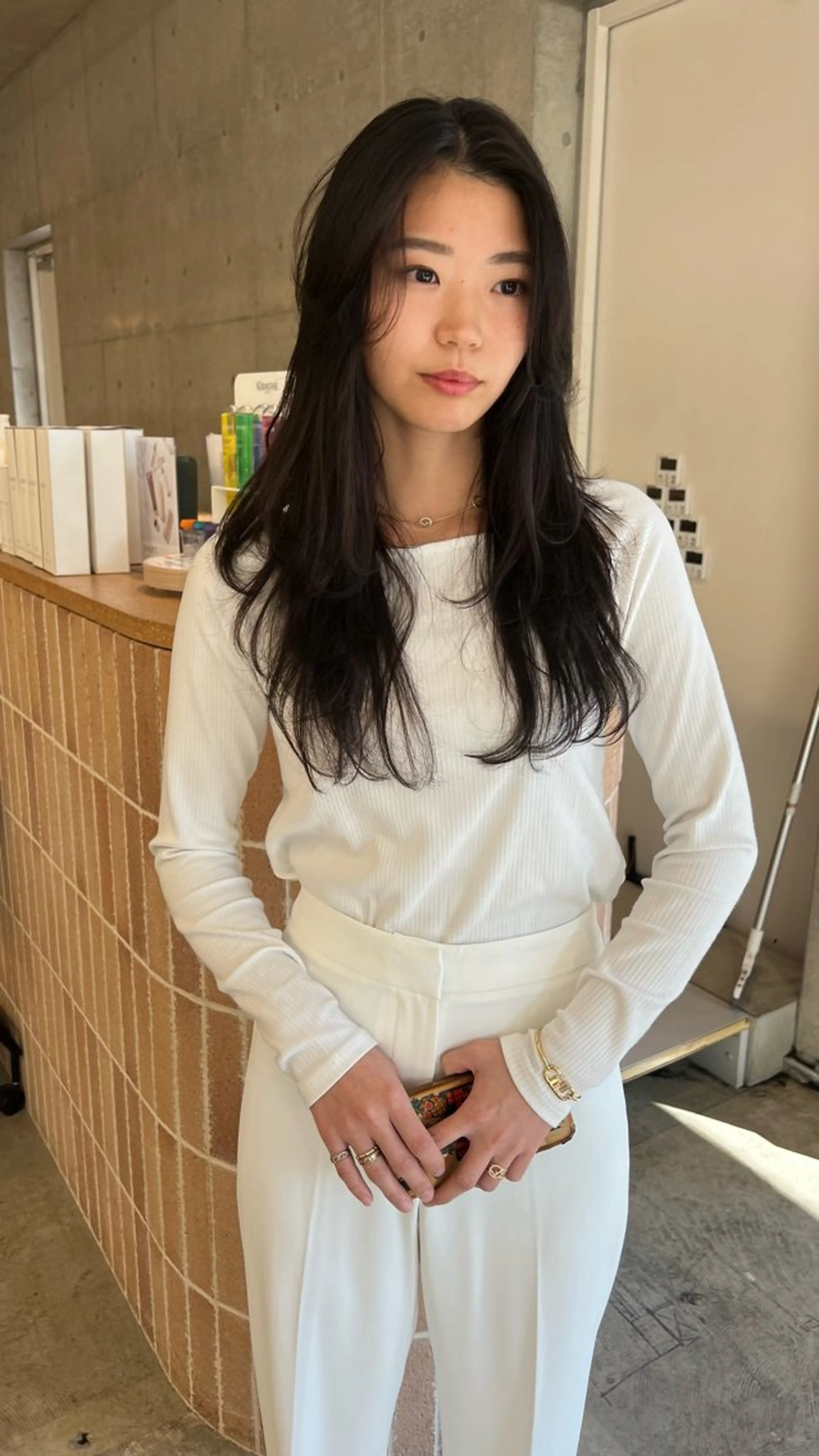 ロング レイヤーカット ロング カット 誰よりも丁寧なカット 🍀小林輝のヘアスタイル