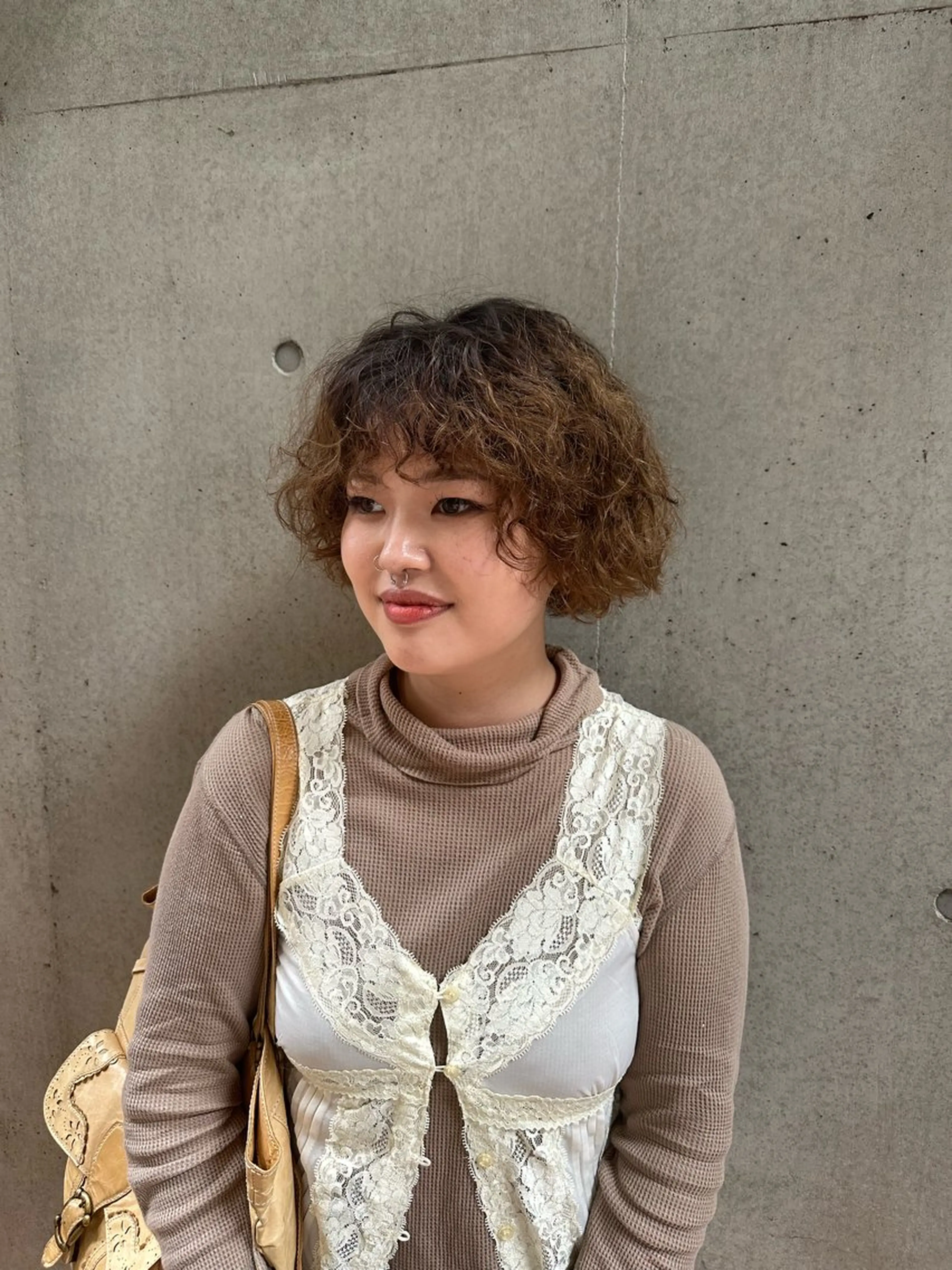 ショート パーマ 似合わせカット /パーマ岡本淳平のヘアスタイル