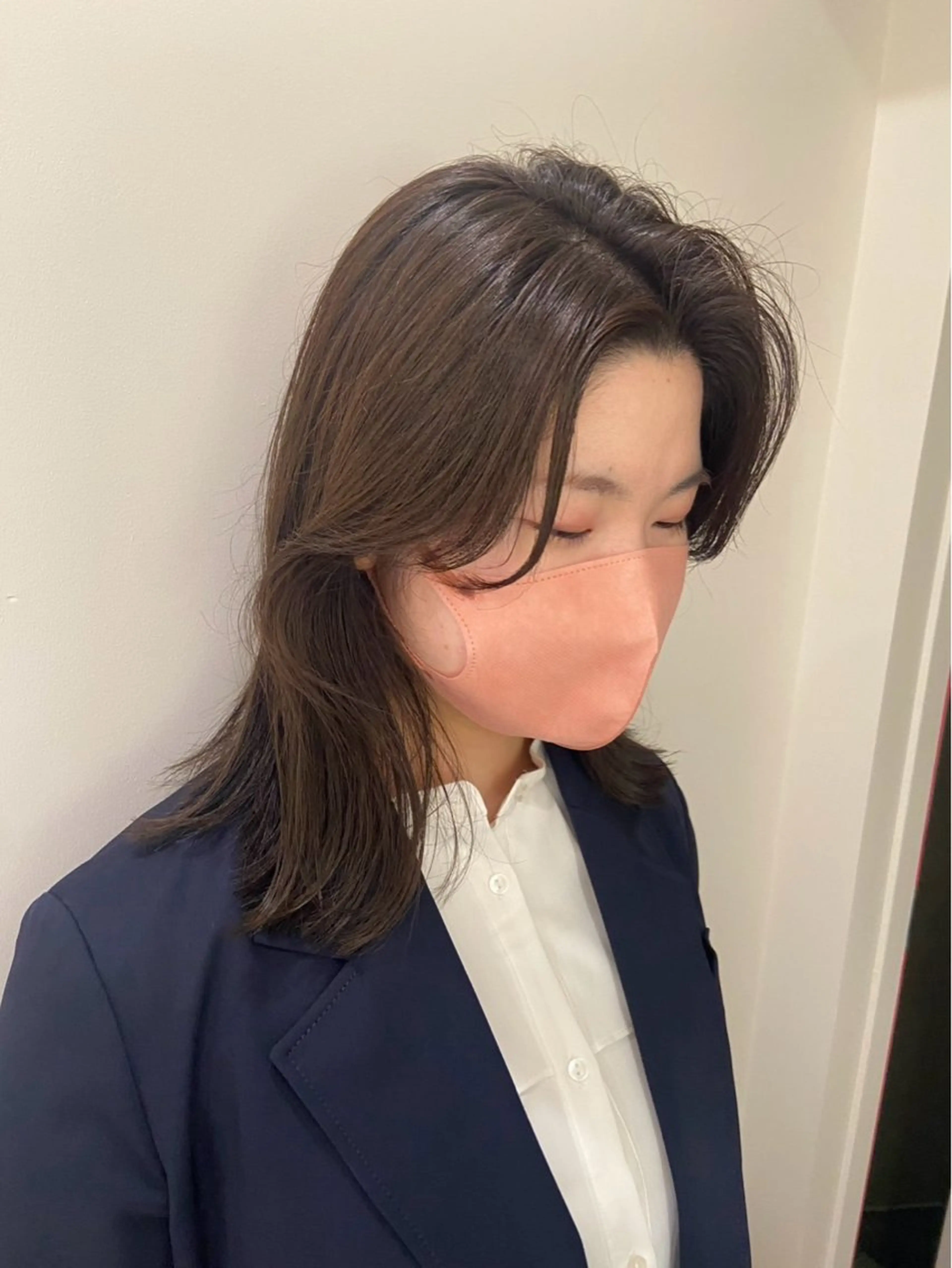 セミロング 🌱大森柚紀🐇 カラーモデル募集中のヘアスタイル