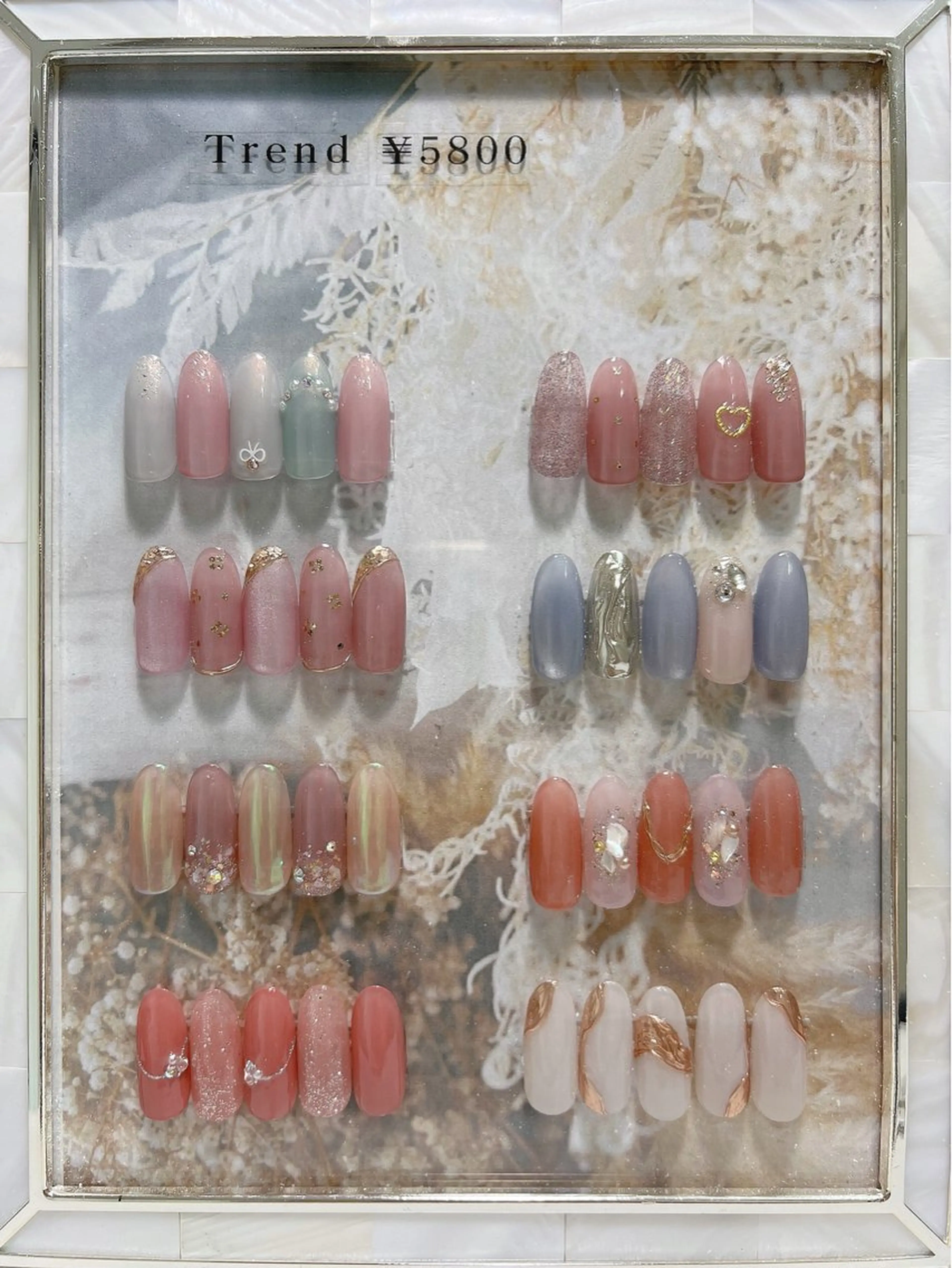 ネイル フットネイル ジェルネイル 韓国ネイル 春ネイル ハンドネイル nail salon Lauleaのネイルデザイン