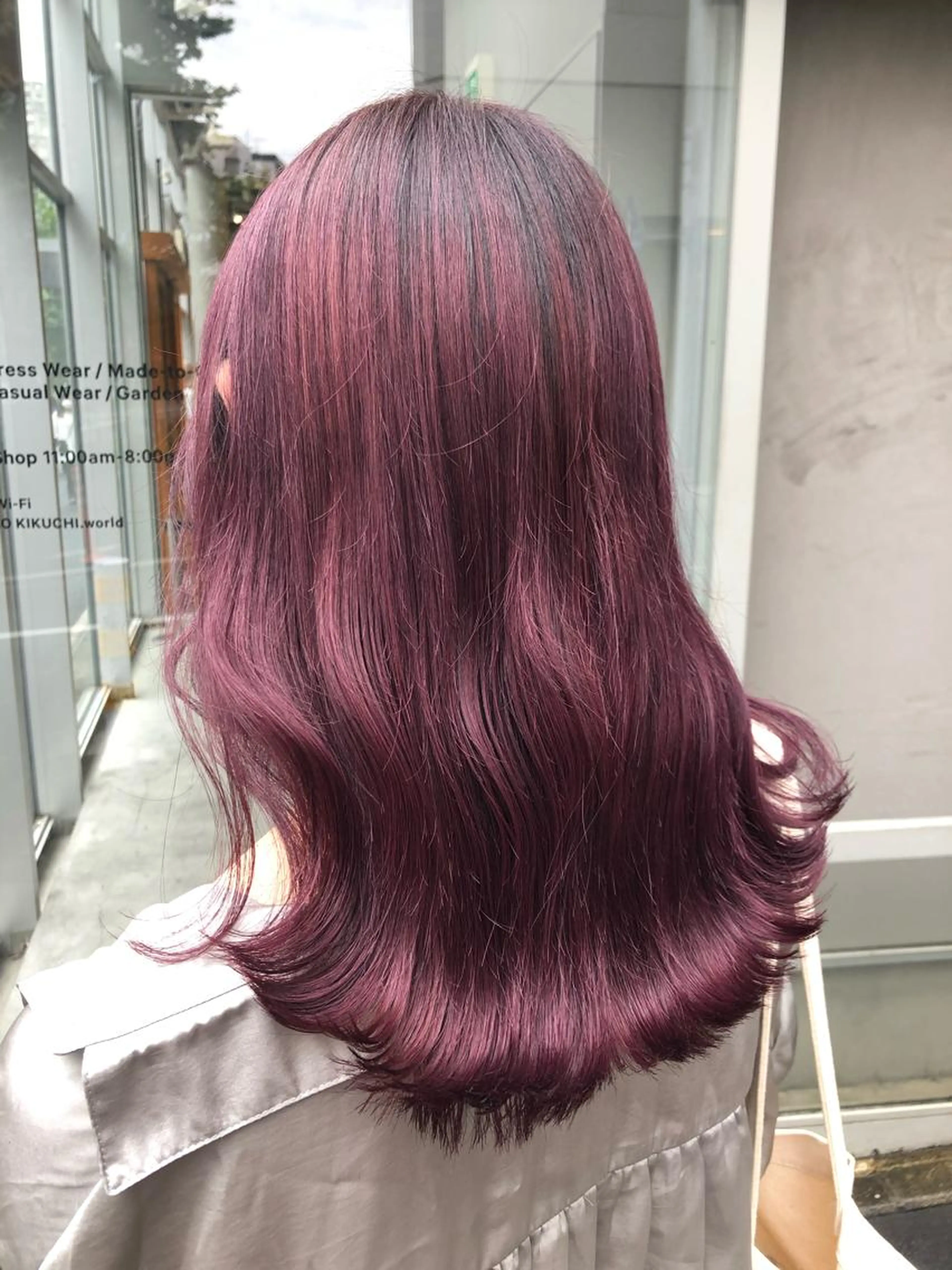 【🌷学生さん限定🌷】🍒ブリーチなしWカラー&ケラチン3STEPトリートメント(髪質改善)🍒の写真