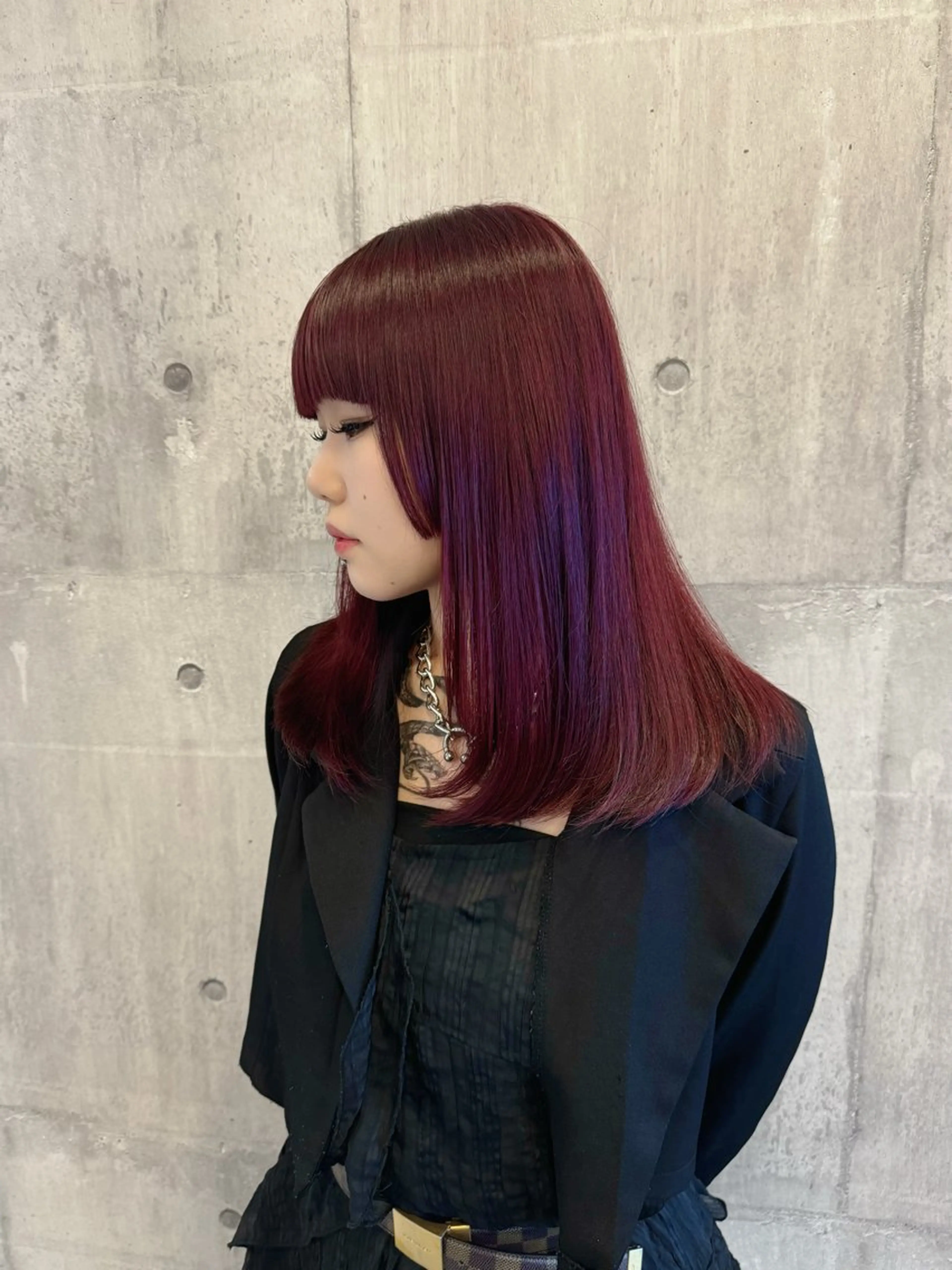 ロング ヘアカラー トリートメント 🔅透明感カラー切田 はじめ🔆のヘアスタイル