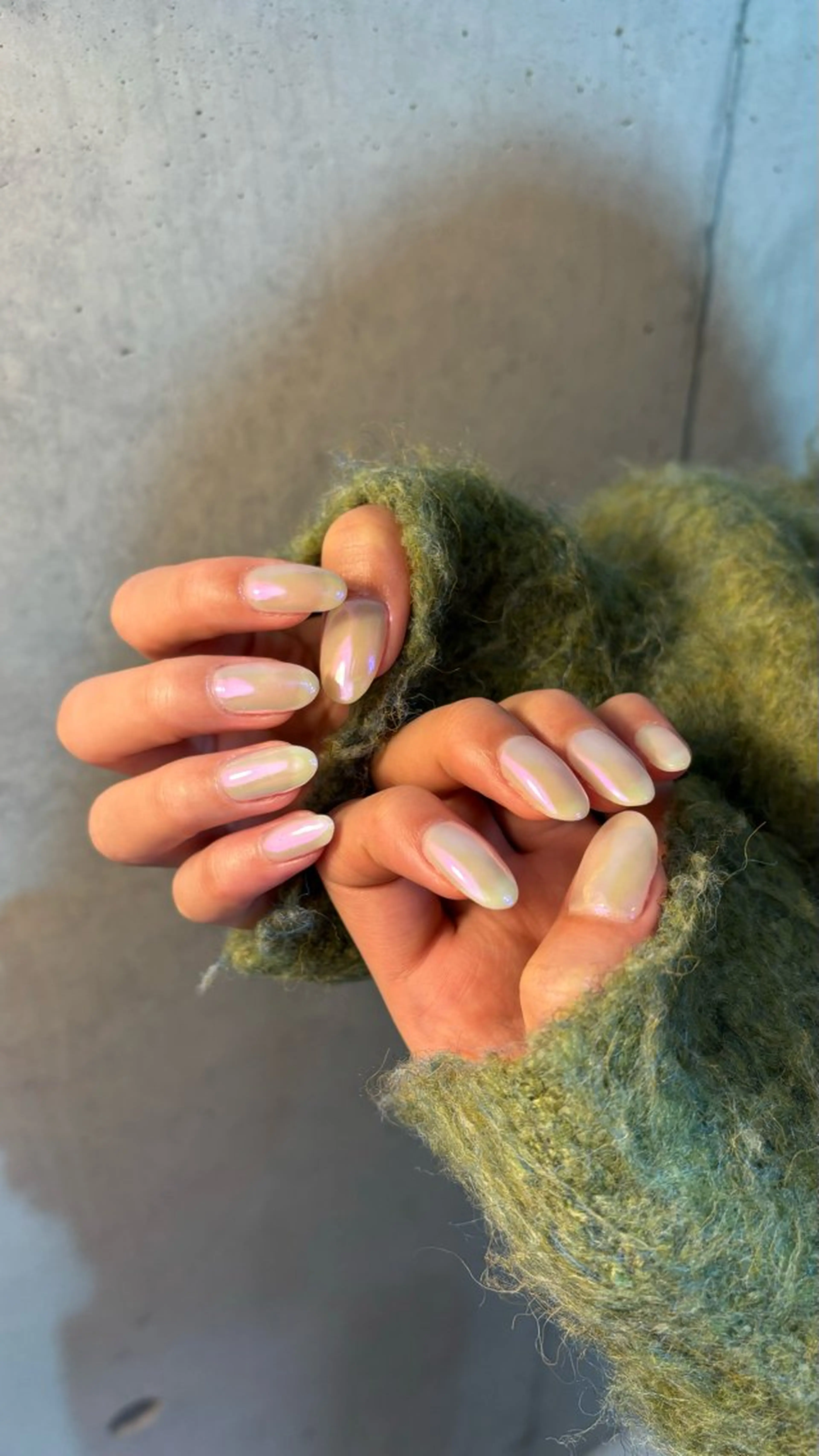 ネイル オーロラネイル ハンドネイル H'ami (haruka)のネイルデザイン