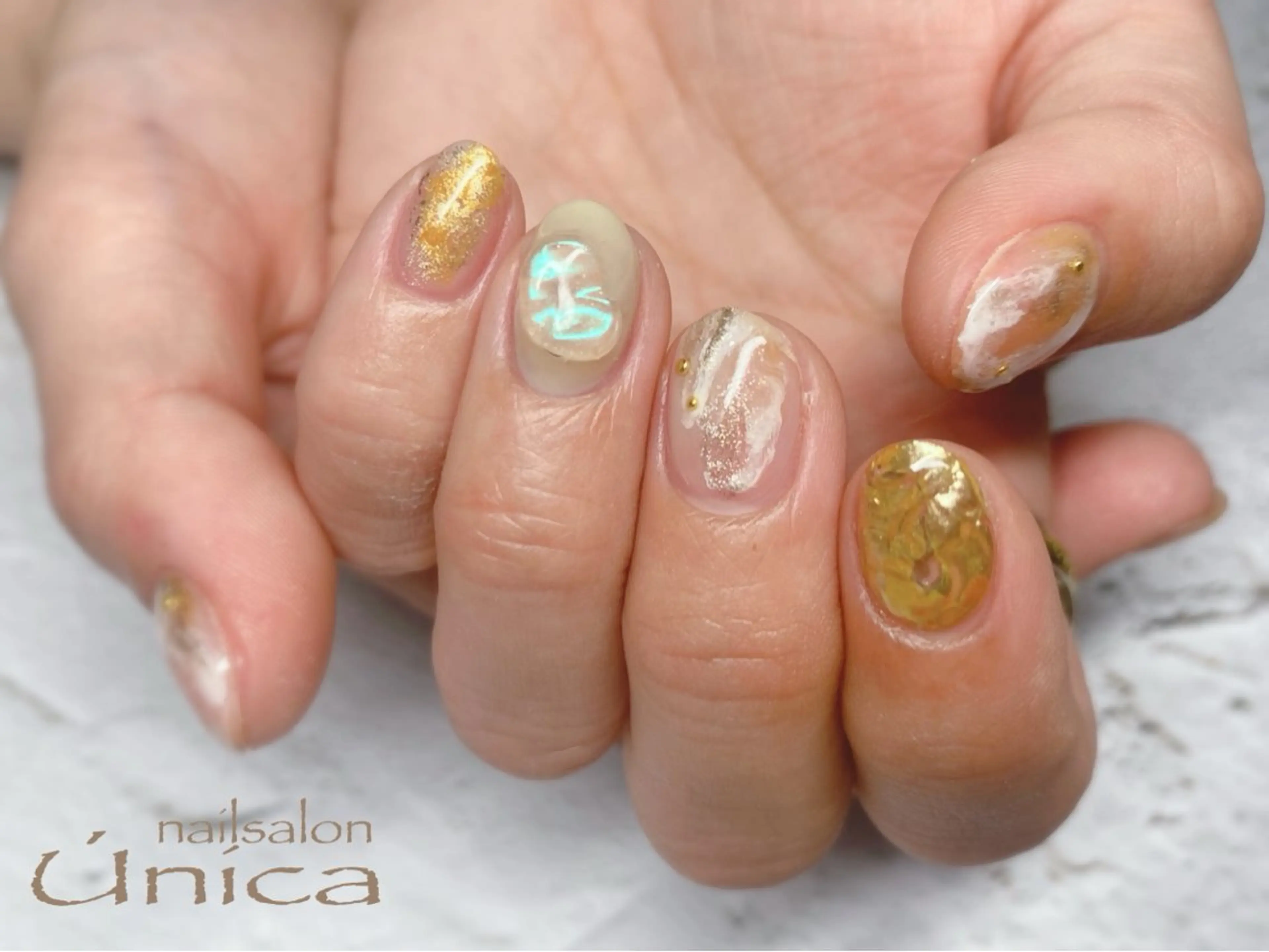 ネイル ハンドネイル nailsalon Única　ウニカのネイルデザイン