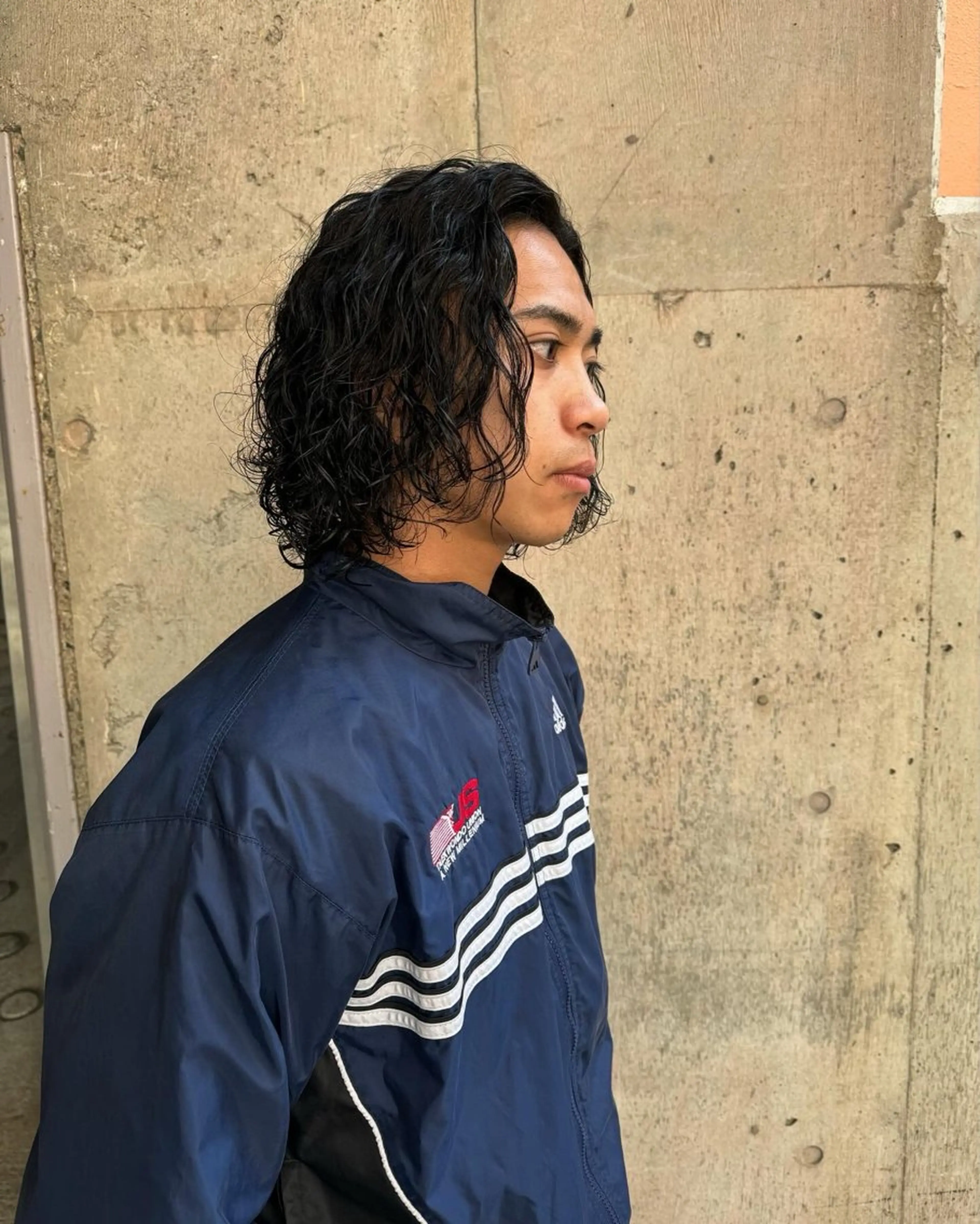 ショート パーマ メンズ フェードカット メンズパーマ 顔周りカット レイヤーカット カット パーマ スキンフェード/パー マ/須田陸斗のヘアスタイル
