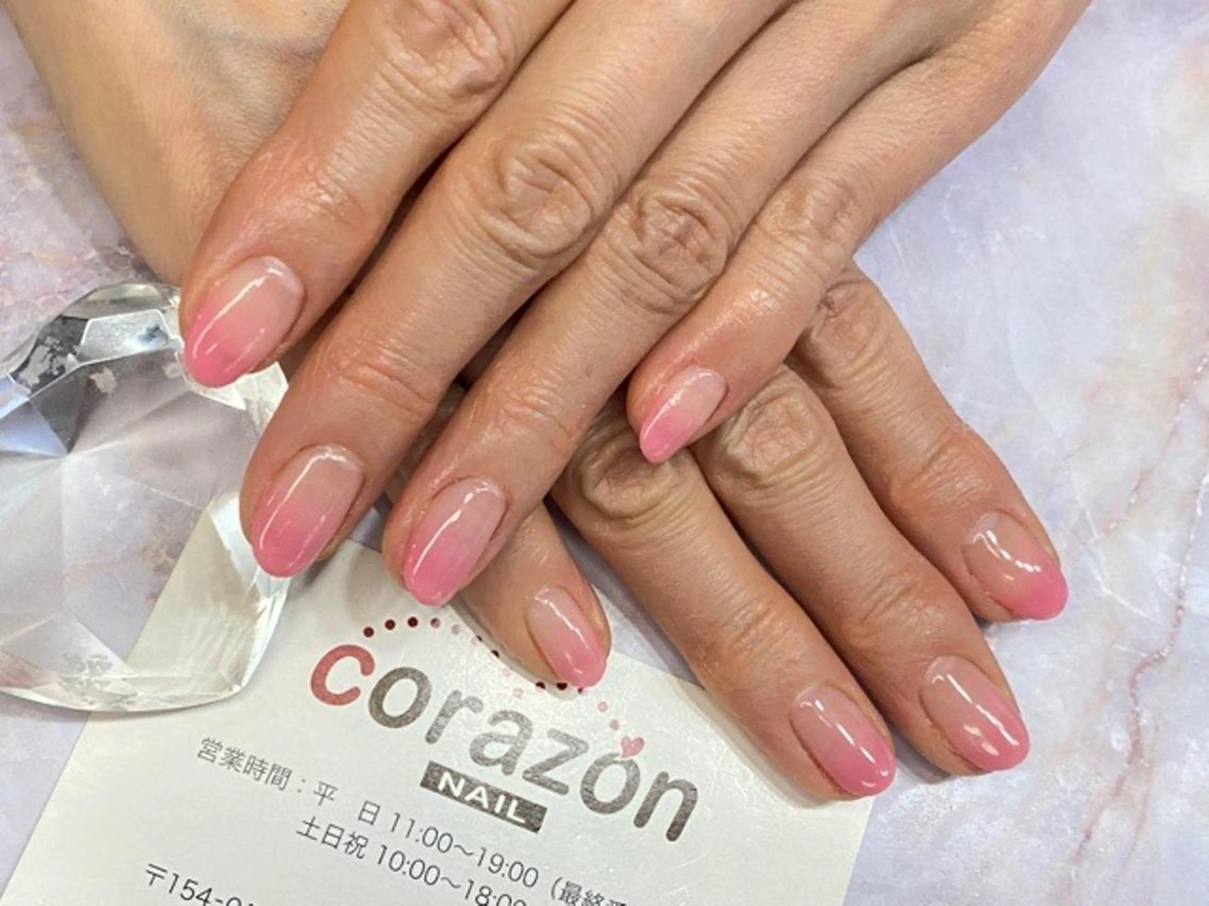 ネイル ジェルネイル グラデーション 春ネイル ハンドネイル corazon所属・ネイリスト aicoのネイルデザイン