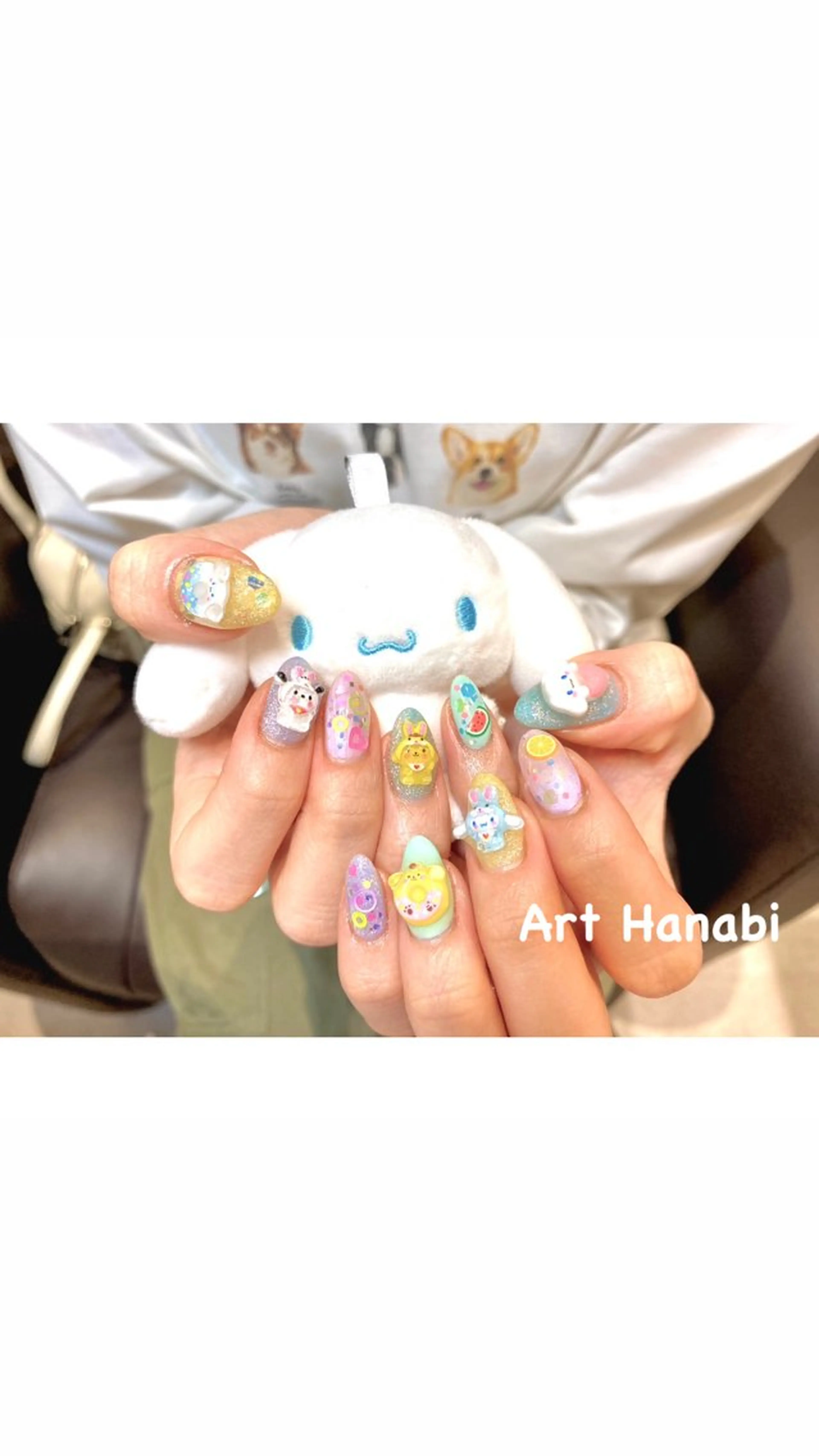 ネイル アートネイル ハンドネイル ハンドケア Art Hanabi所属・Art Hanabi ミリのネイルデザイン