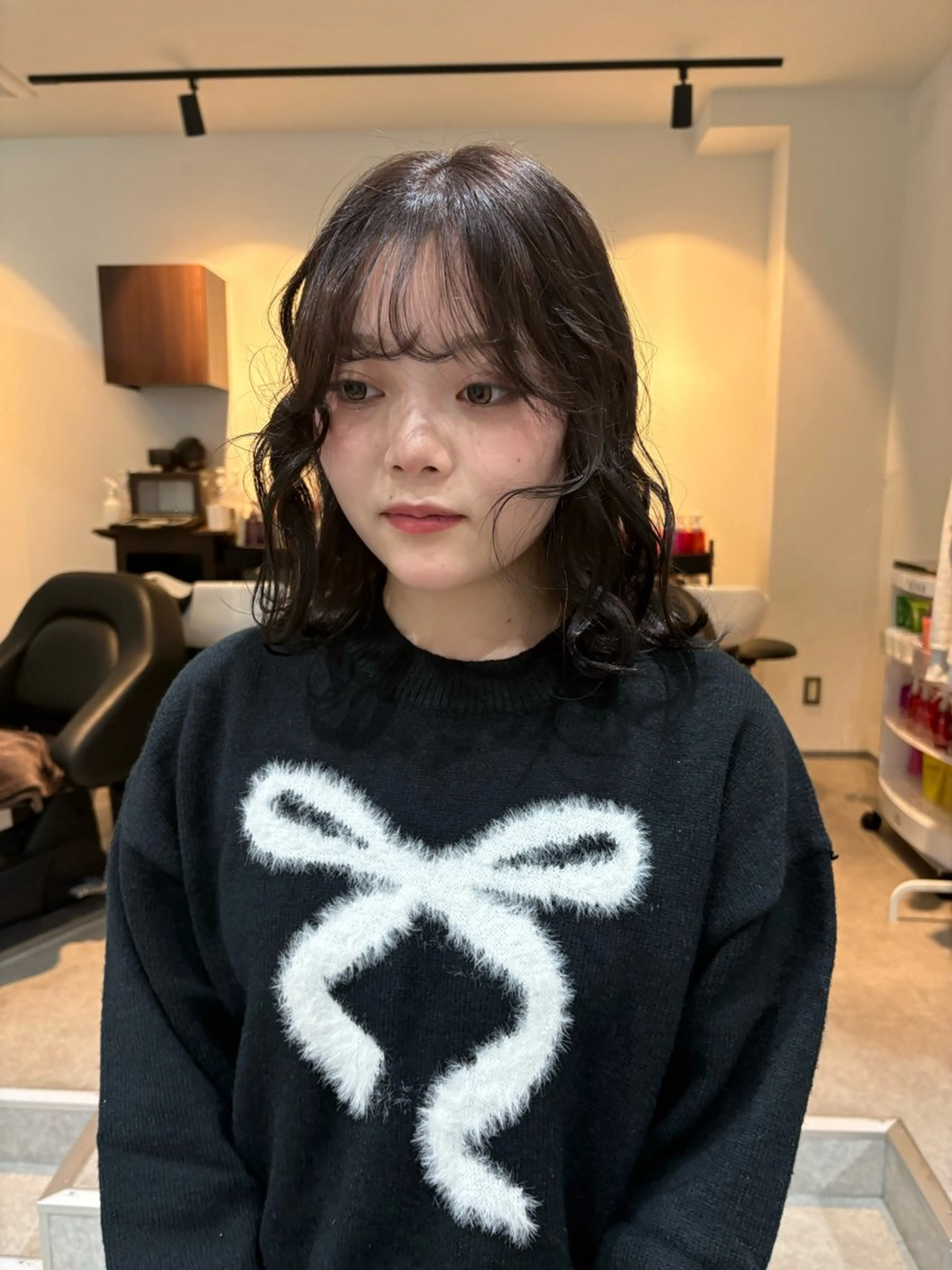 ミディアム カラー ヘアカラー くすみカラー/ ora🪡🤎のヘアスタイル