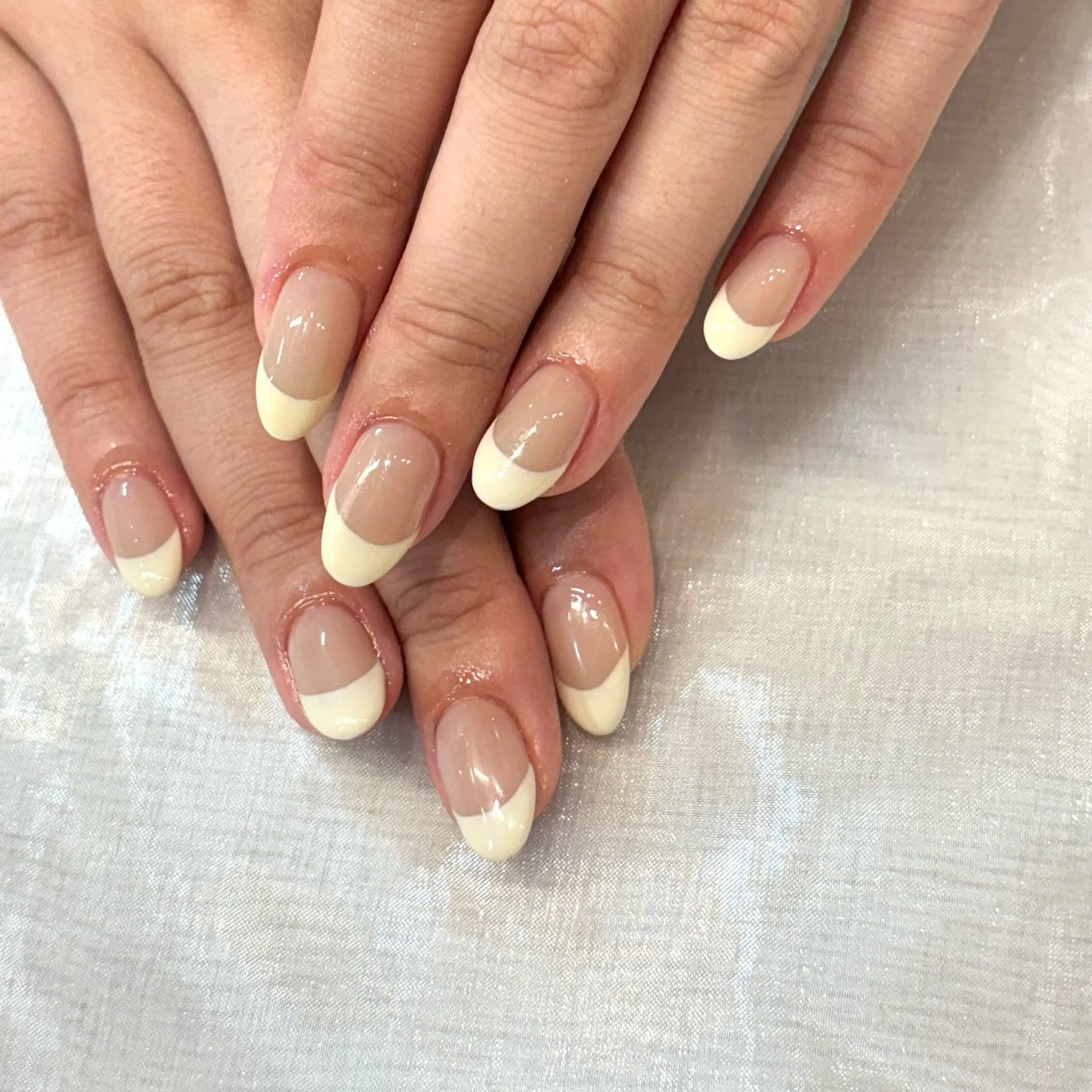 ネイル フレンチネイル ジェルネイル ハンドネイル Chipie_ ayanoのネイルデザイン