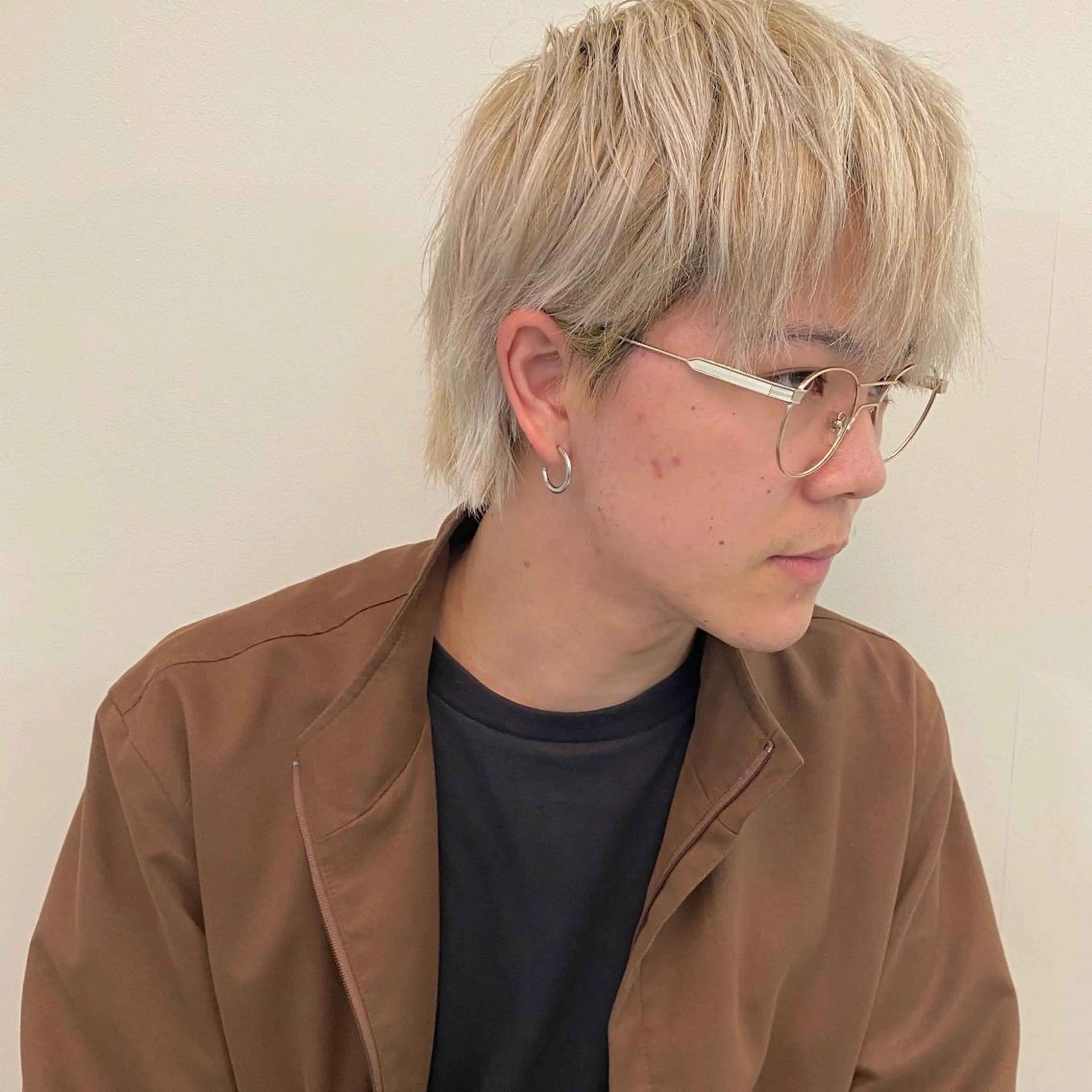 ショート エクステ カット パーマ エクステ ハイトーン 💭黒崎ハルカのヘアスタイル