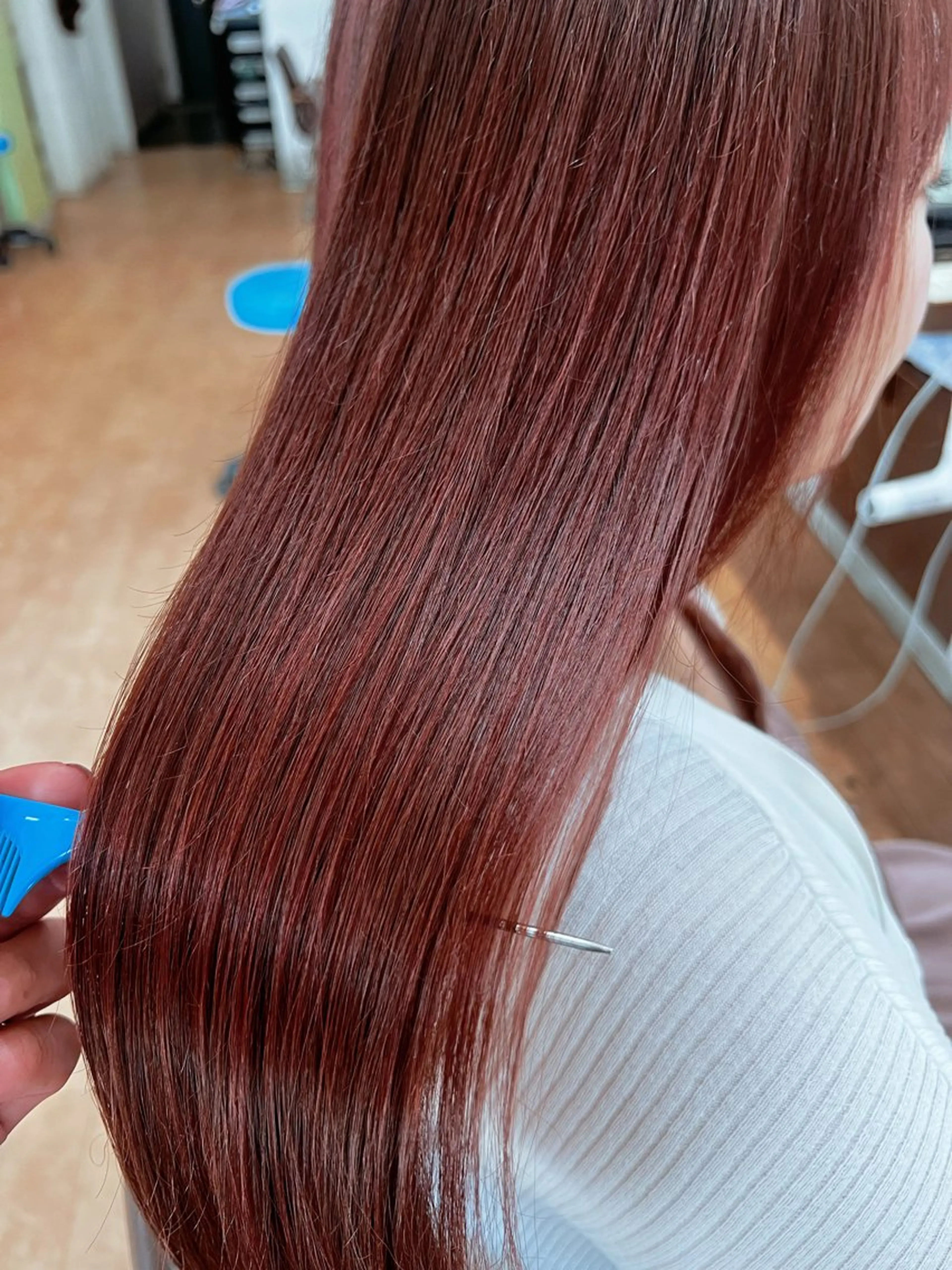 セミロング カラー カット ヘアカラー トリートメント 艶髪特化 坂田一樹のヘアスタイル
