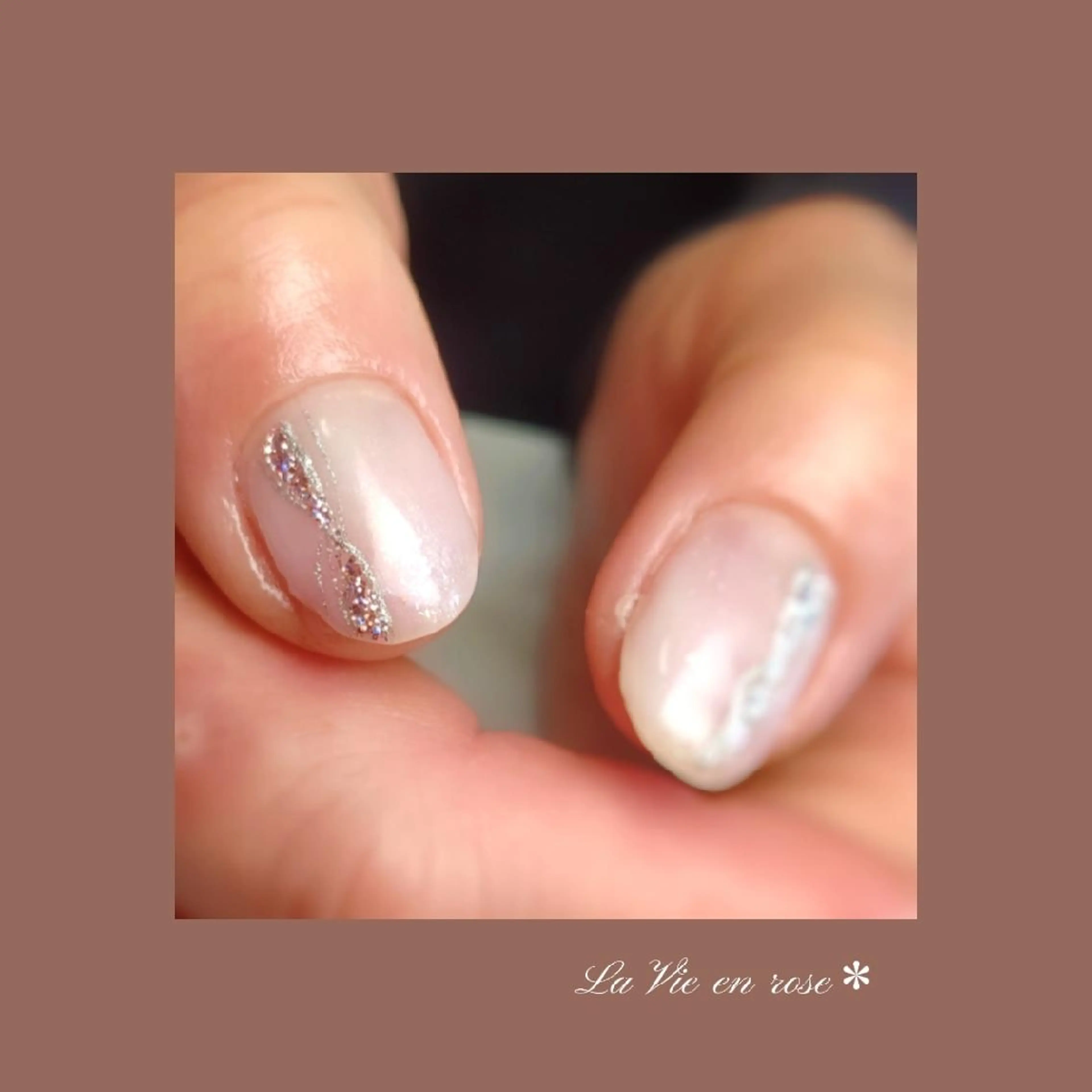 ネイル ラヴィアン ローズのネイルデザイン