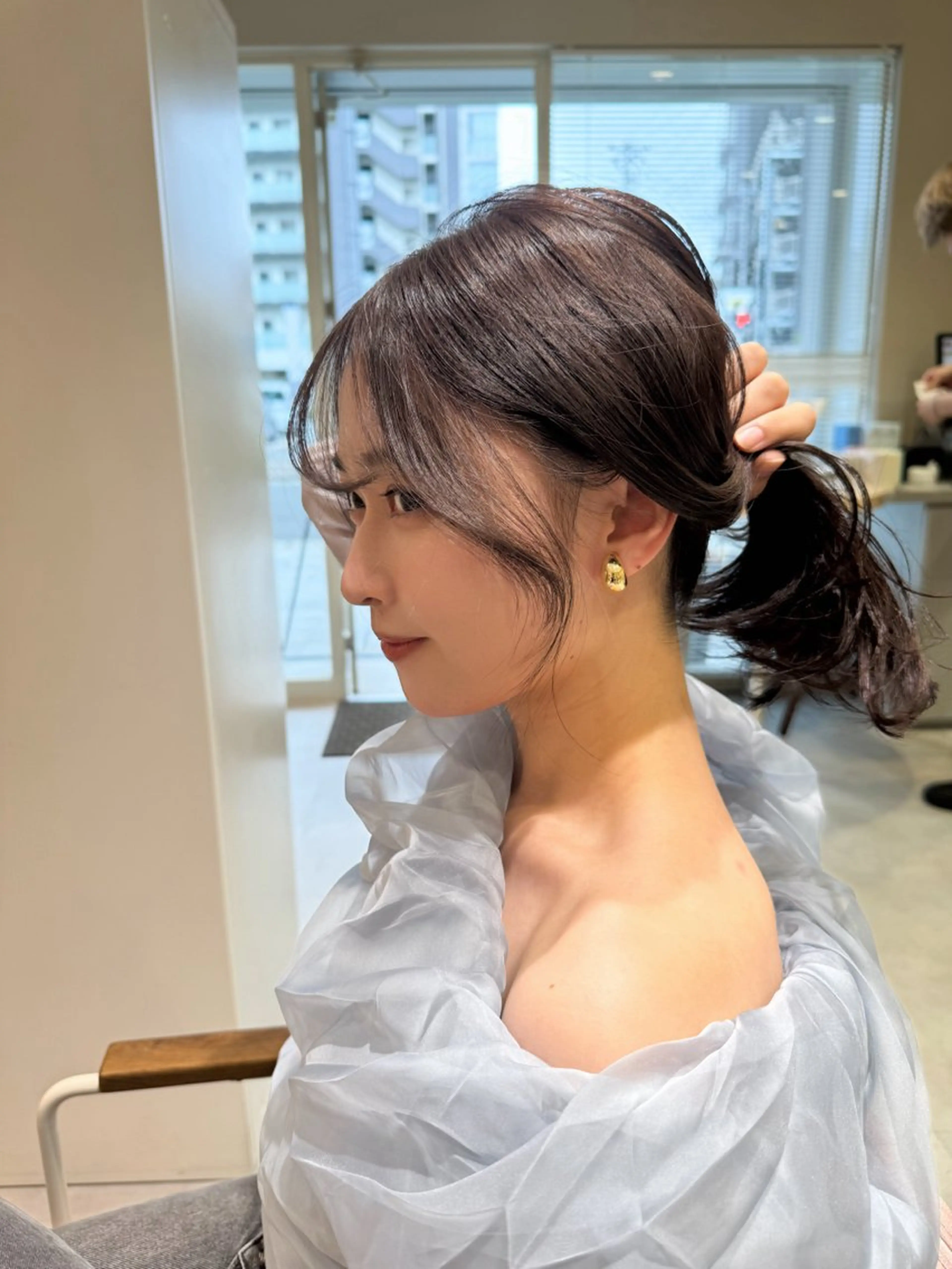 ミディアム カラー カット ヘアカラー トリートメント ヘアセット ✂️似合わせの魔術師 石田一樹✂️のヘアスタイル