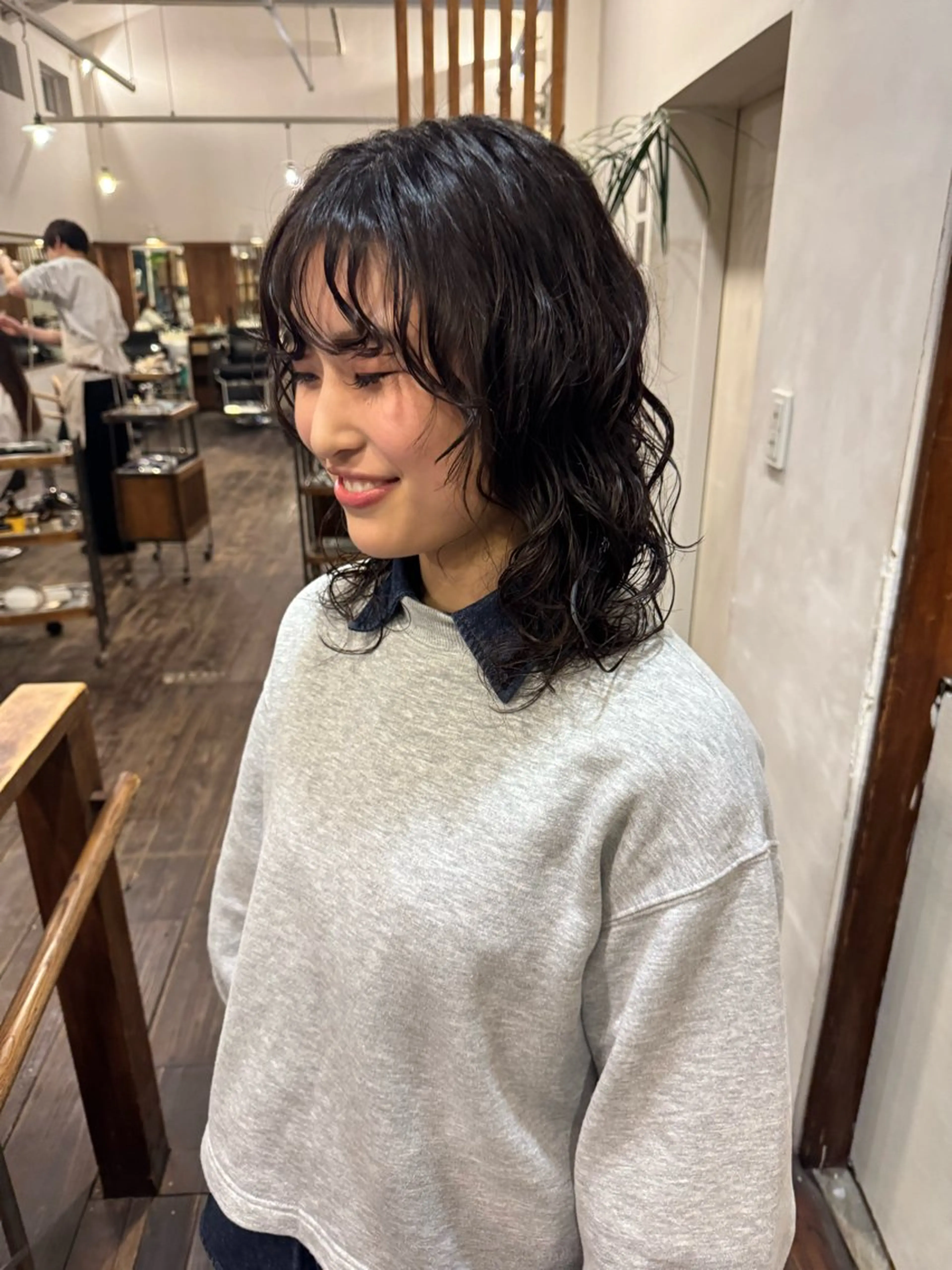 パーマ カット パーマ MOK大阪梅田店 Asahiのヘアスタイル