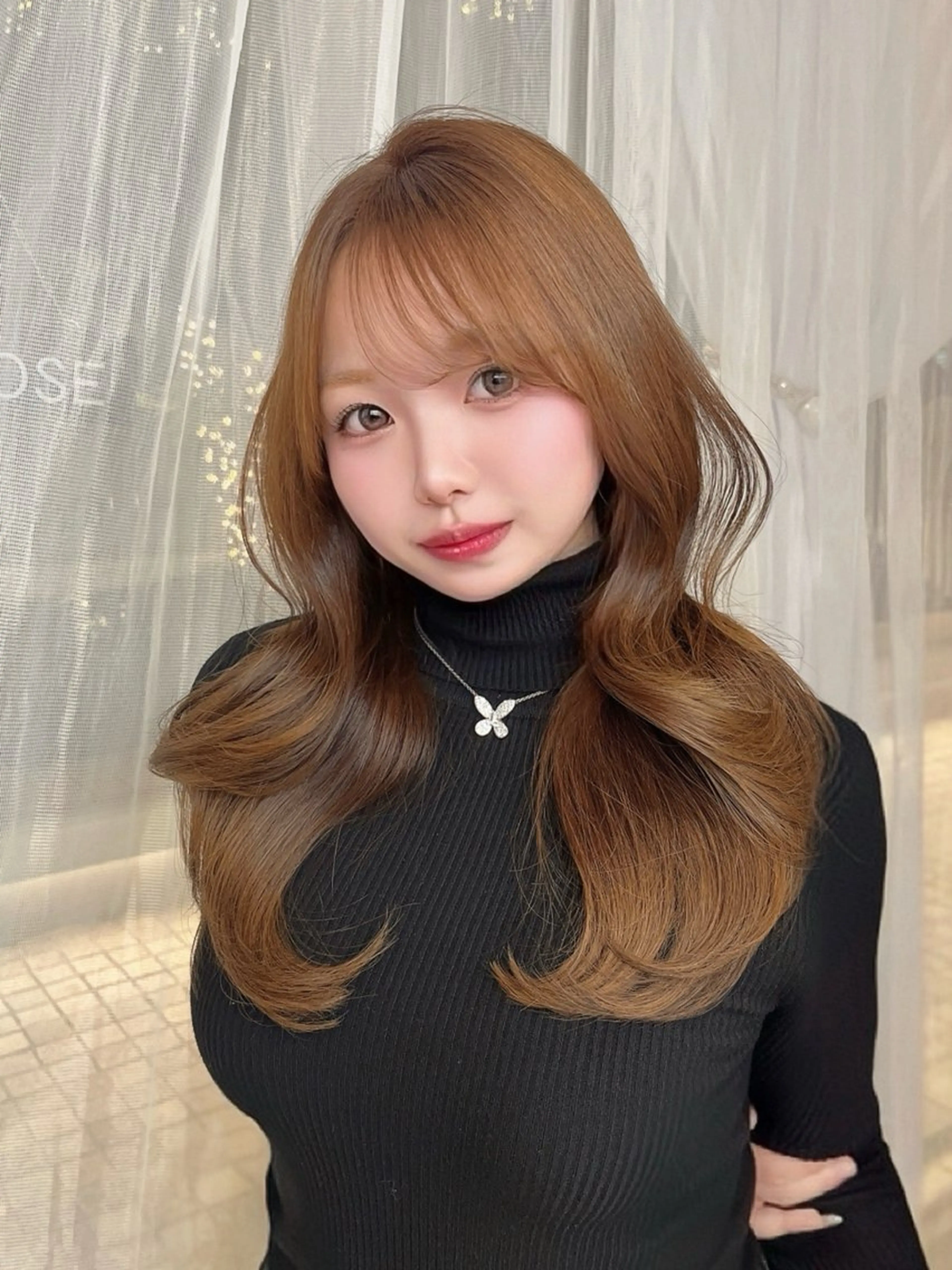 ロング のあ/カットモデル/ 縮毛矯正モデルのヘアスタイル