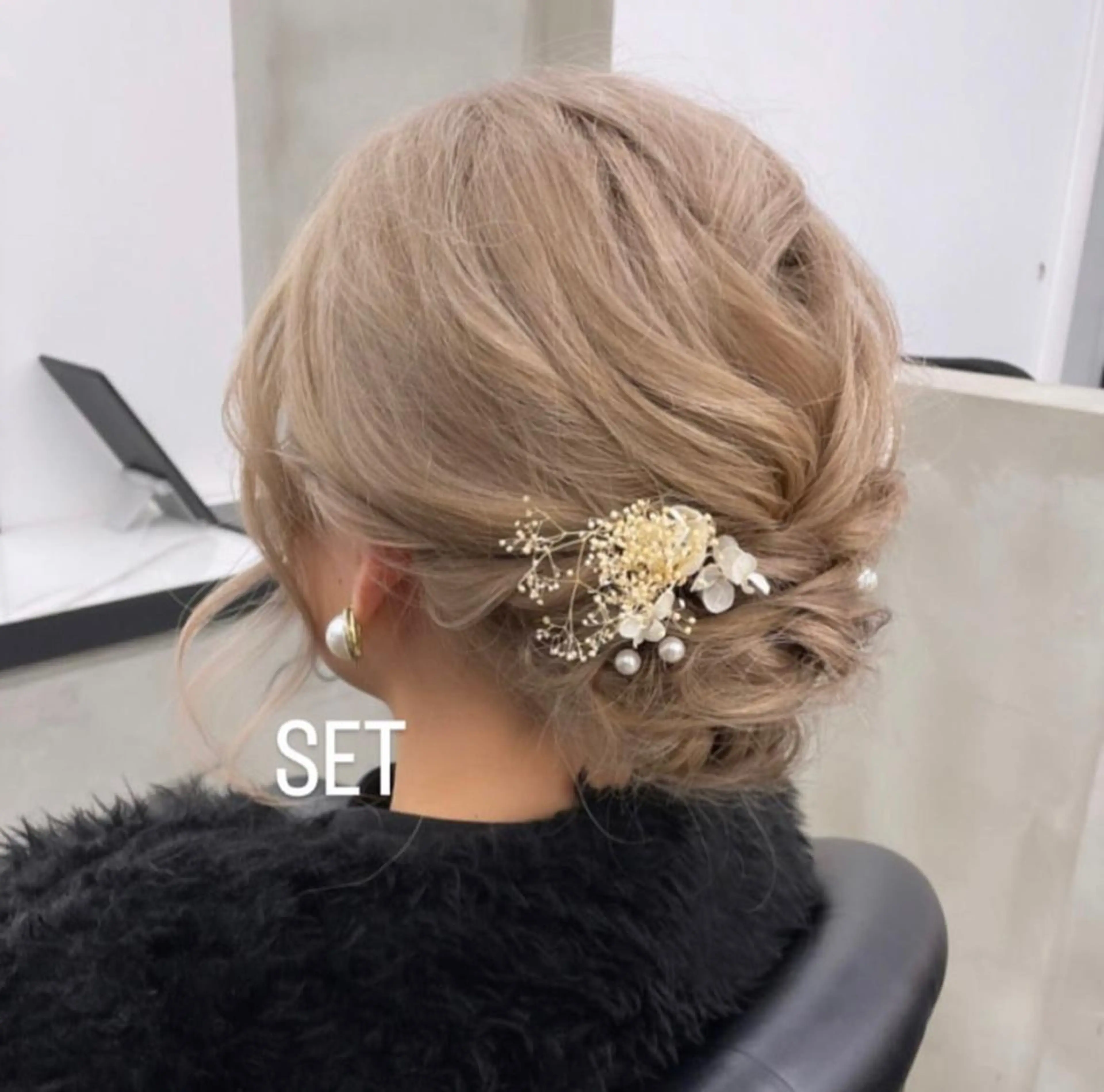セミロング ヘアアレンジ ヘアセット エクステ🩵ブリーチ 韓国ヘア🩵KAEのヘアスタイル
