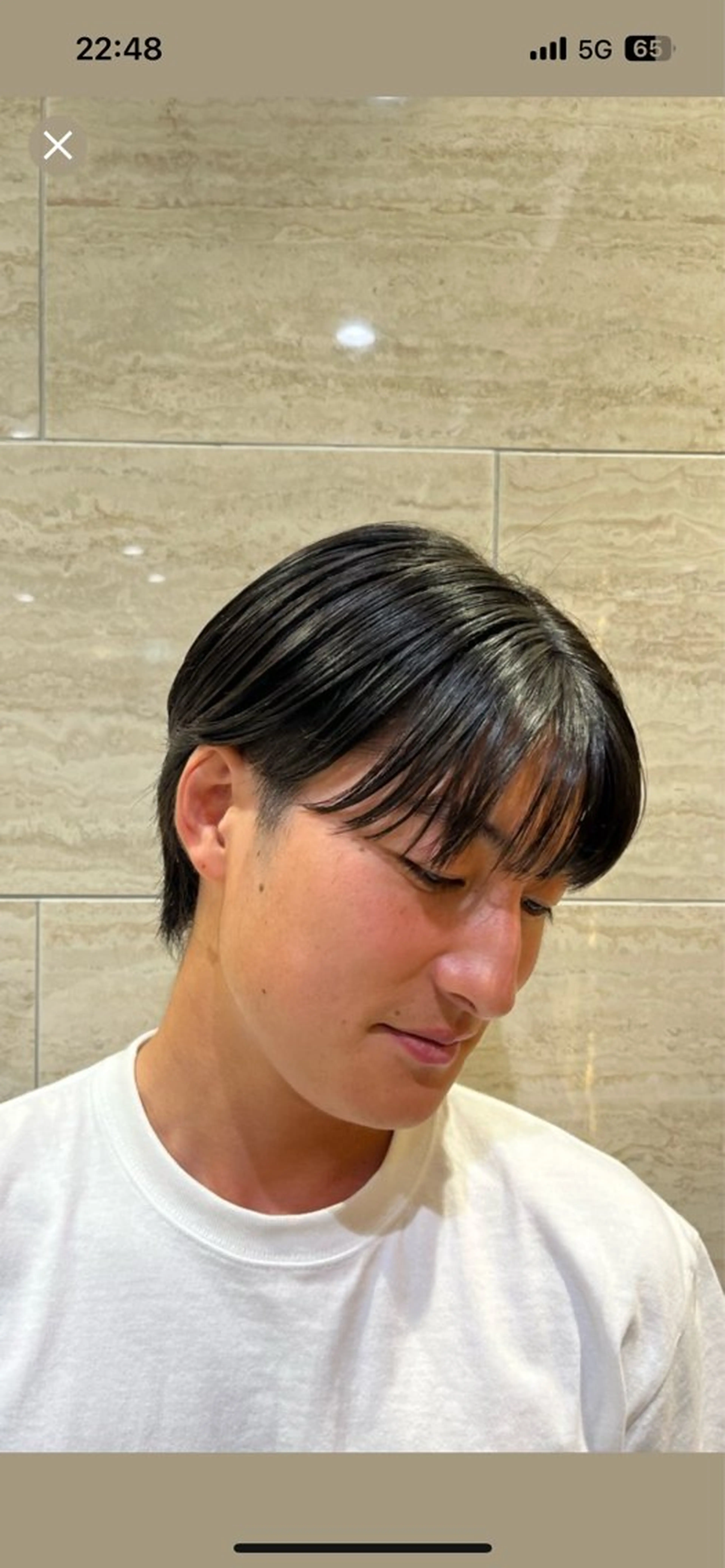 ショート メンズ マッシュ シースルーマッシュ 河崎 祐矢のヘアスタイル