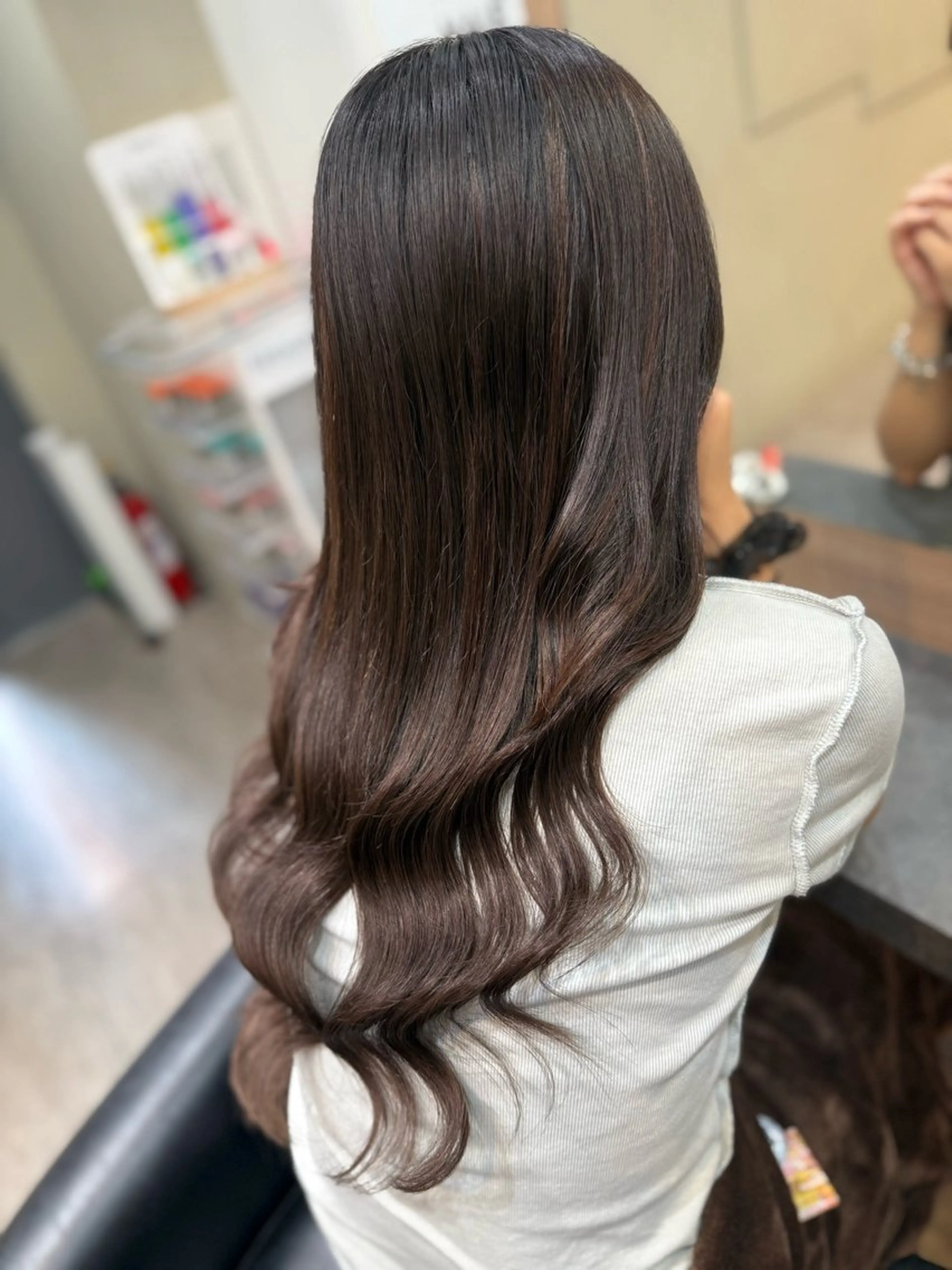 ロング エクステ エクステ Lapis エクステ /艶カラー/あいかのヘアスタイル