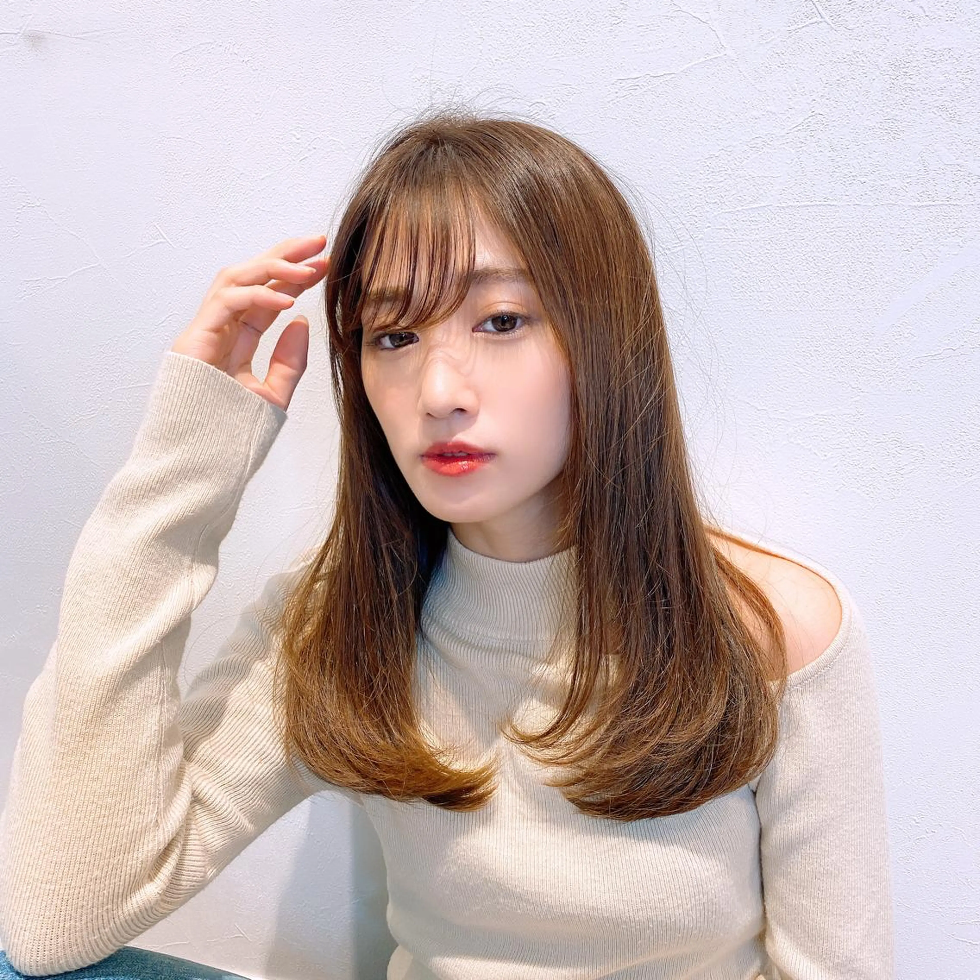 セミロング カット ヘアカラー トリートメント lond strada所属・🌟モテ髪ショート 🌟店長　津賀涼のヘアスタイル