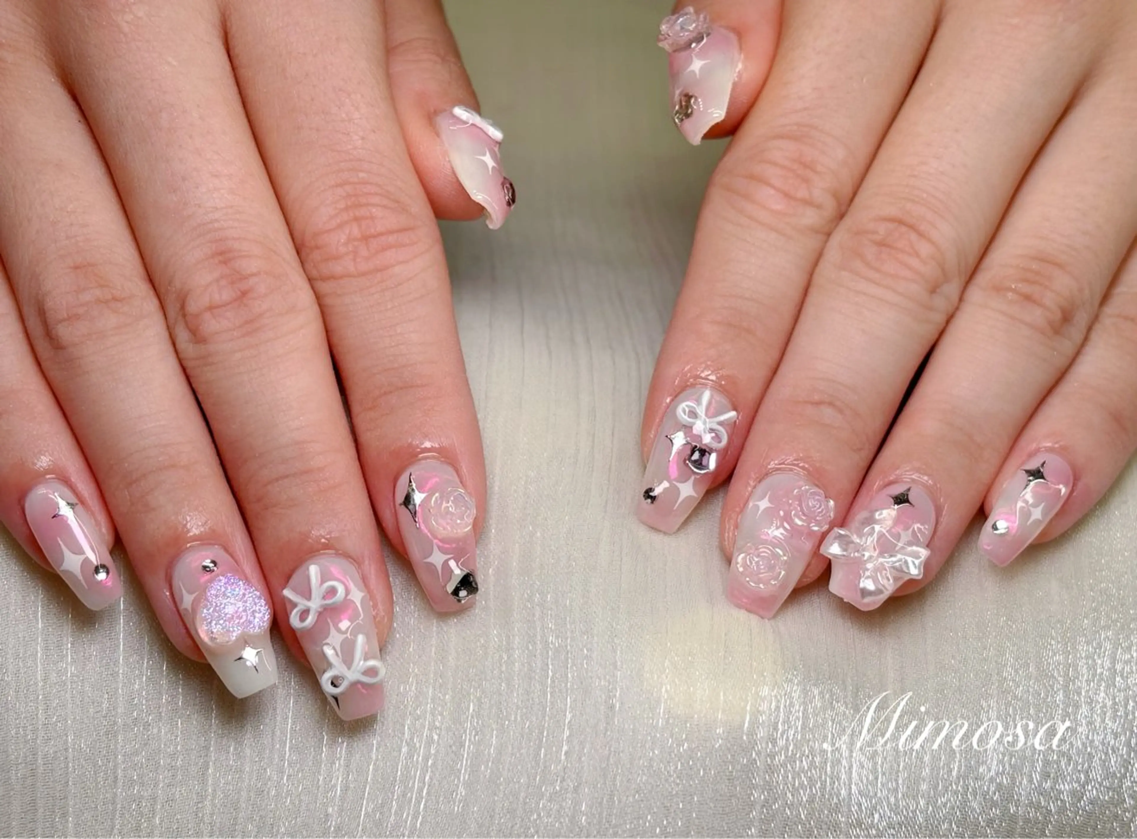 ネイル ハンドネイル 🫧Mimosa 吉祥寺のネイルデザイン