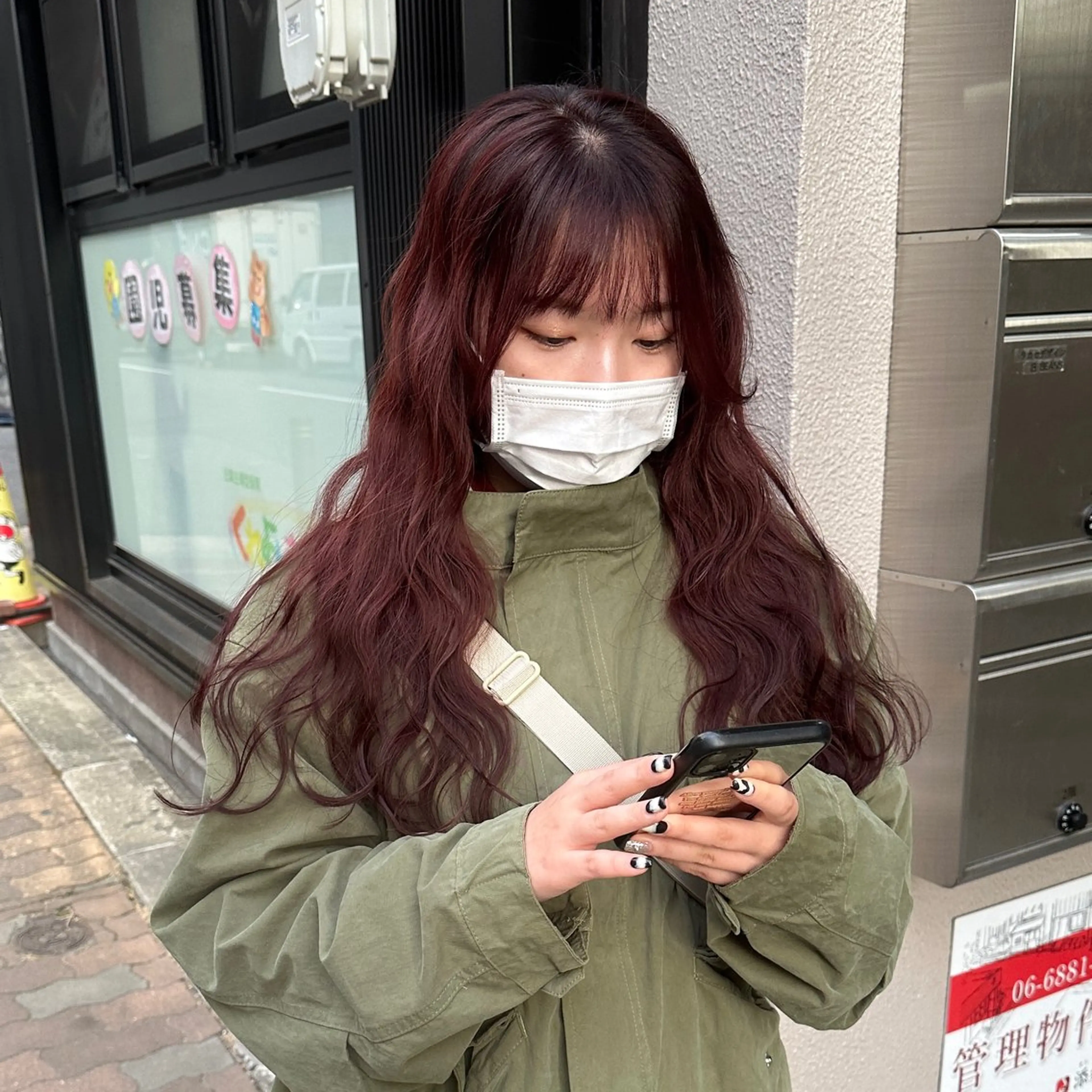 ロング 金田 法子のヘアスタイル