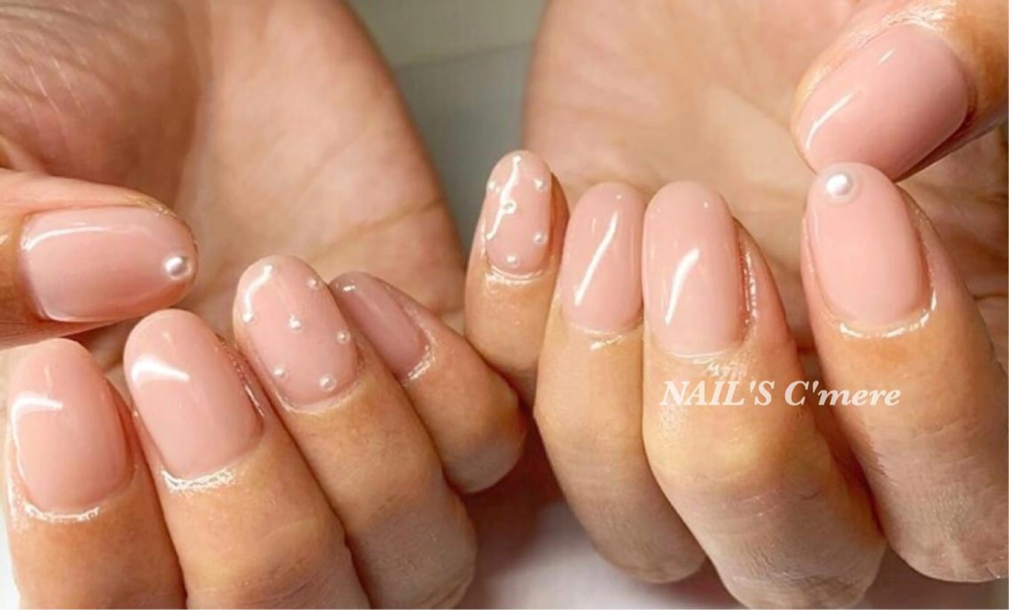 ネイル シンプルネイル ハンドネイル C'mere nailsのネイルデザイン