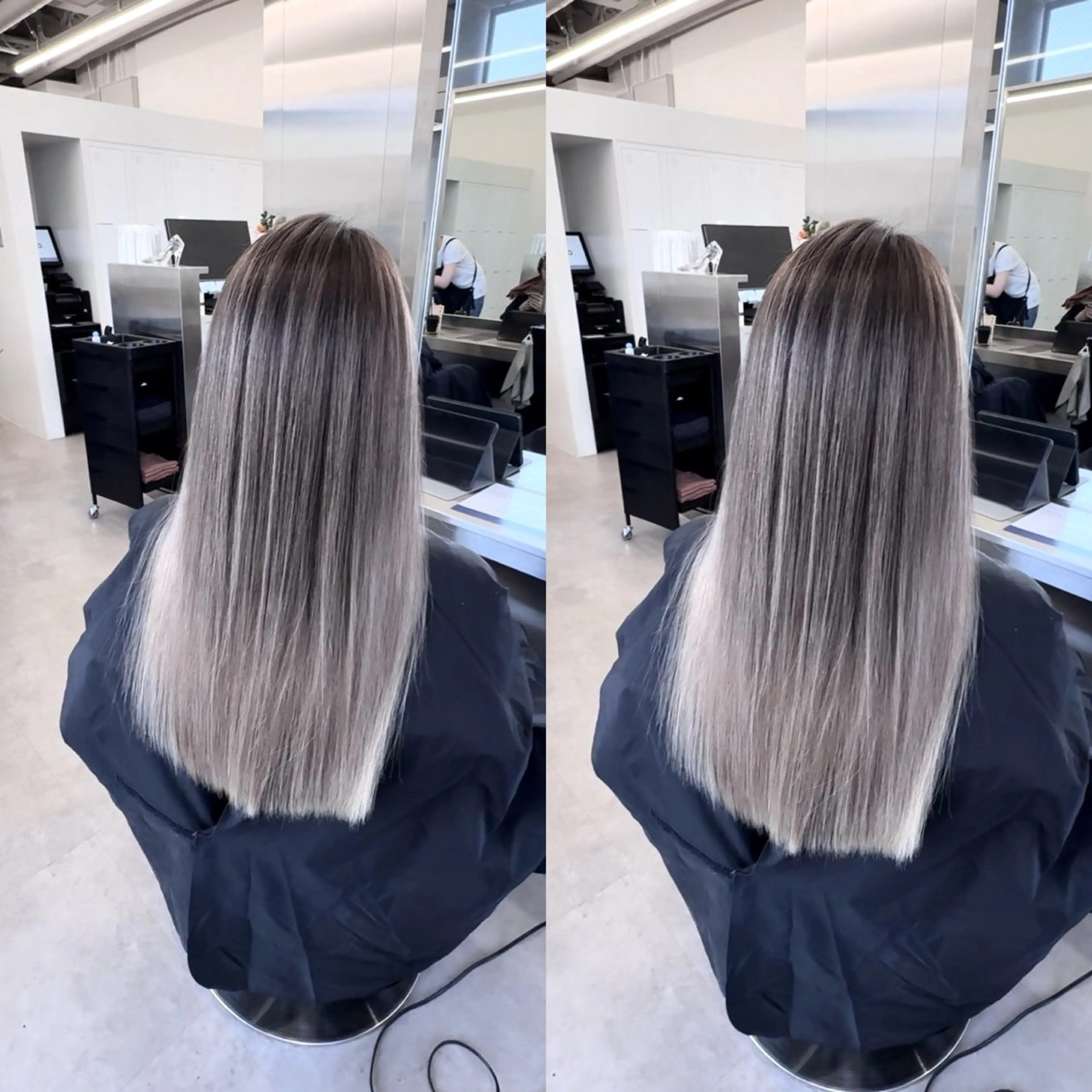 カラー 美髪改善・ 透明感カラー茉央のヘアスタイル