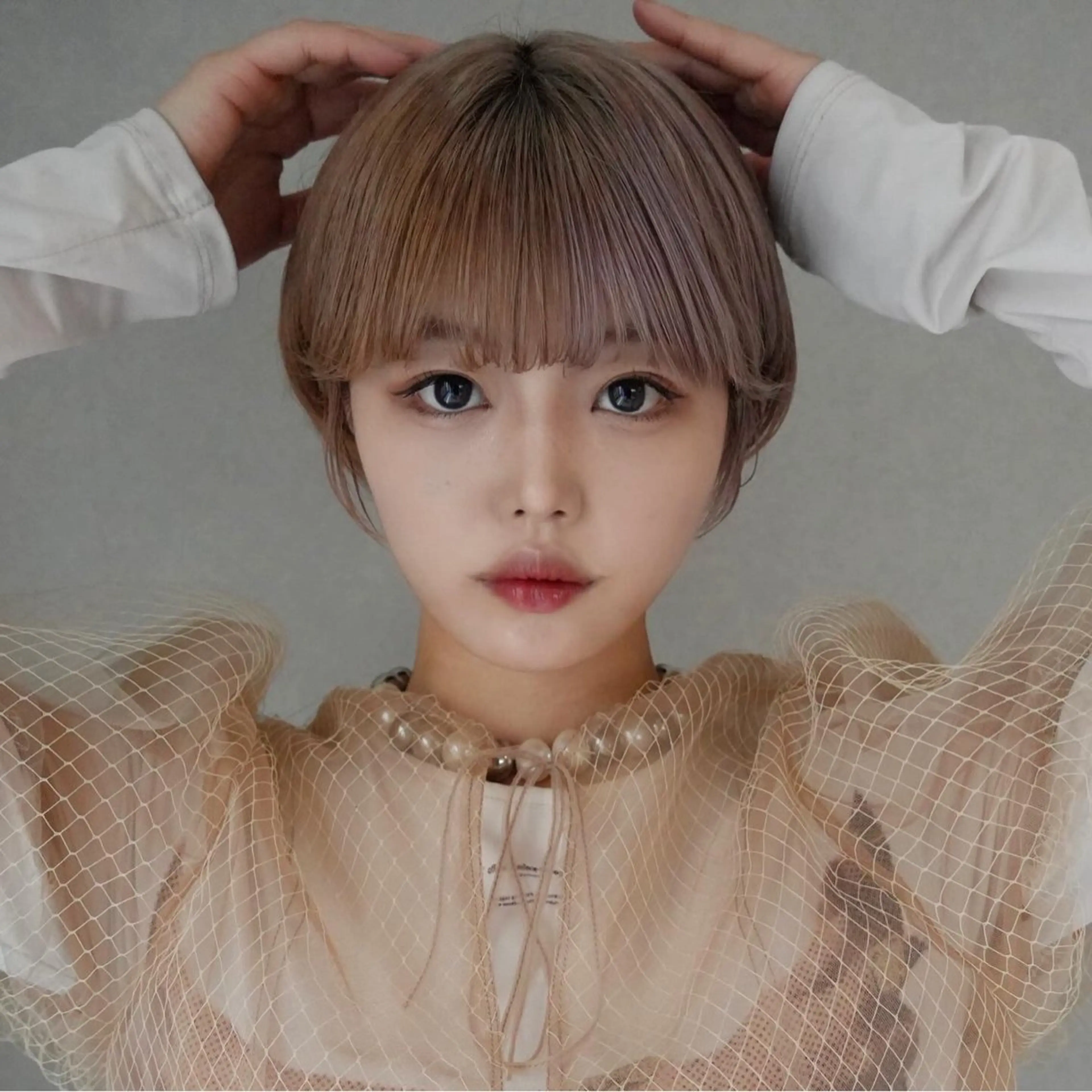 ショート ハイトーンカラー/ さらさのヘアスタイル