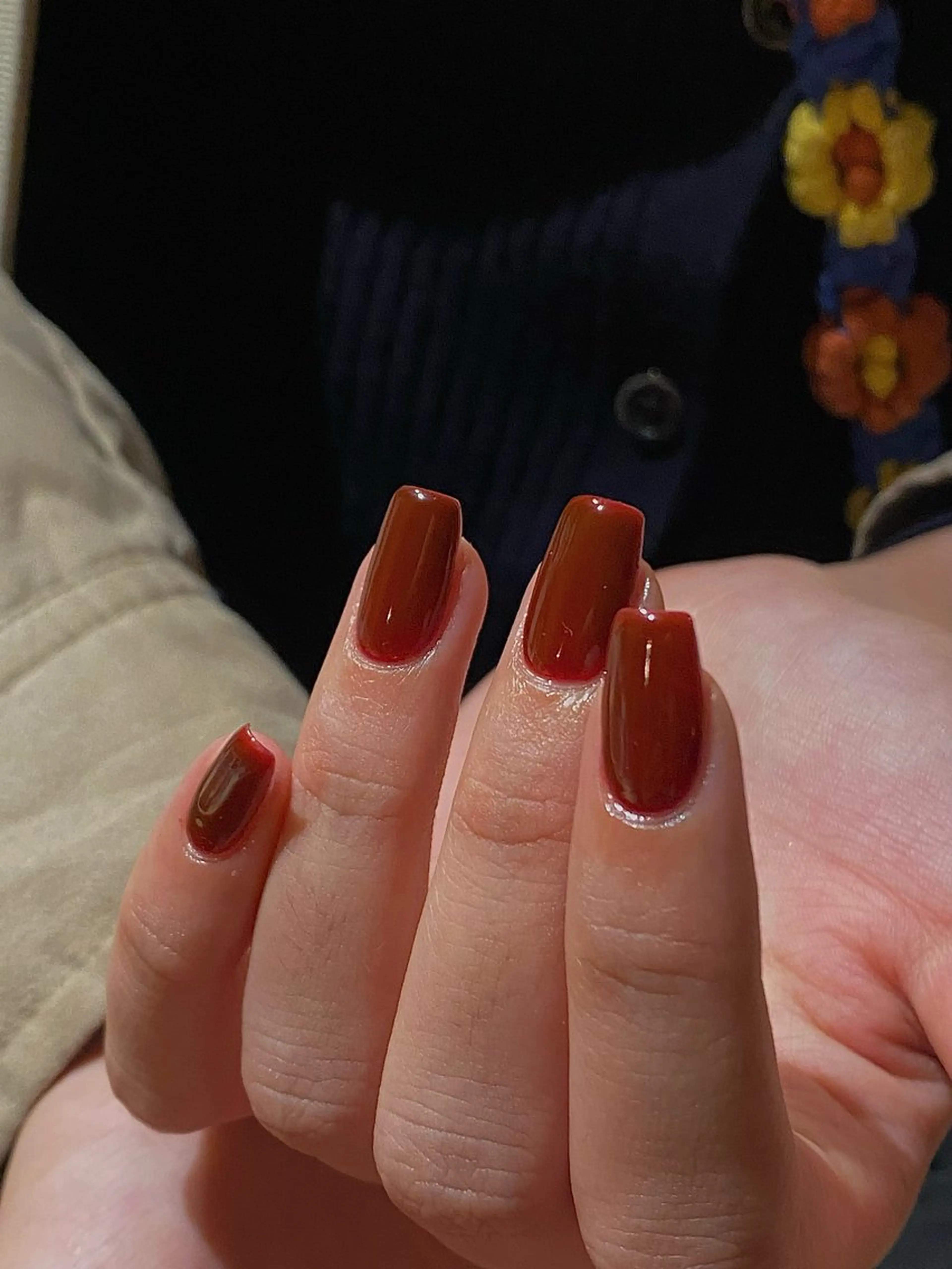 ネイル ボルドー ワンカラーネイル filonnail /　kotoneのネイルデザイン