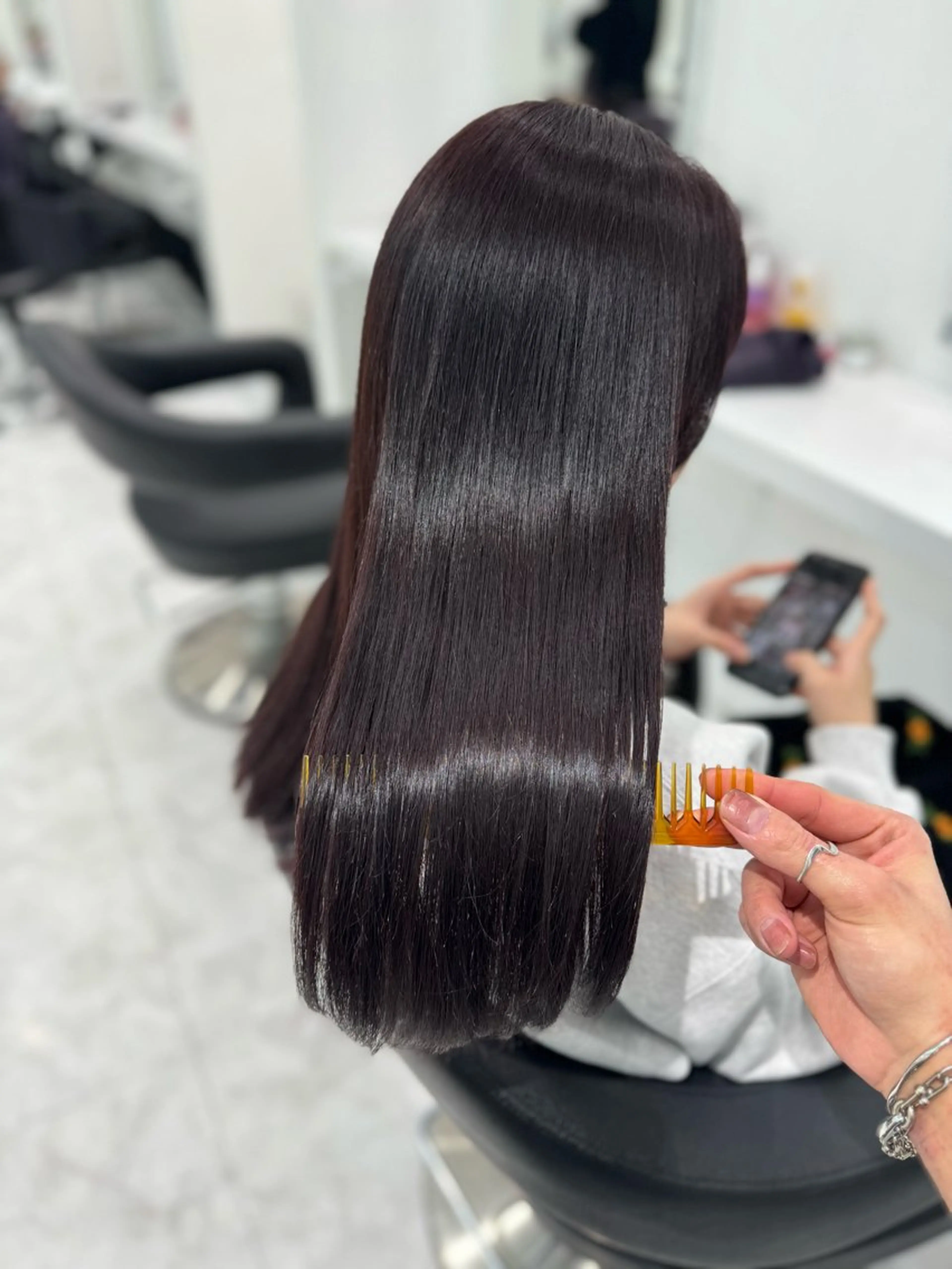 セミロング カラー 💎透明感カラー /kaito💎のヘアスタイル