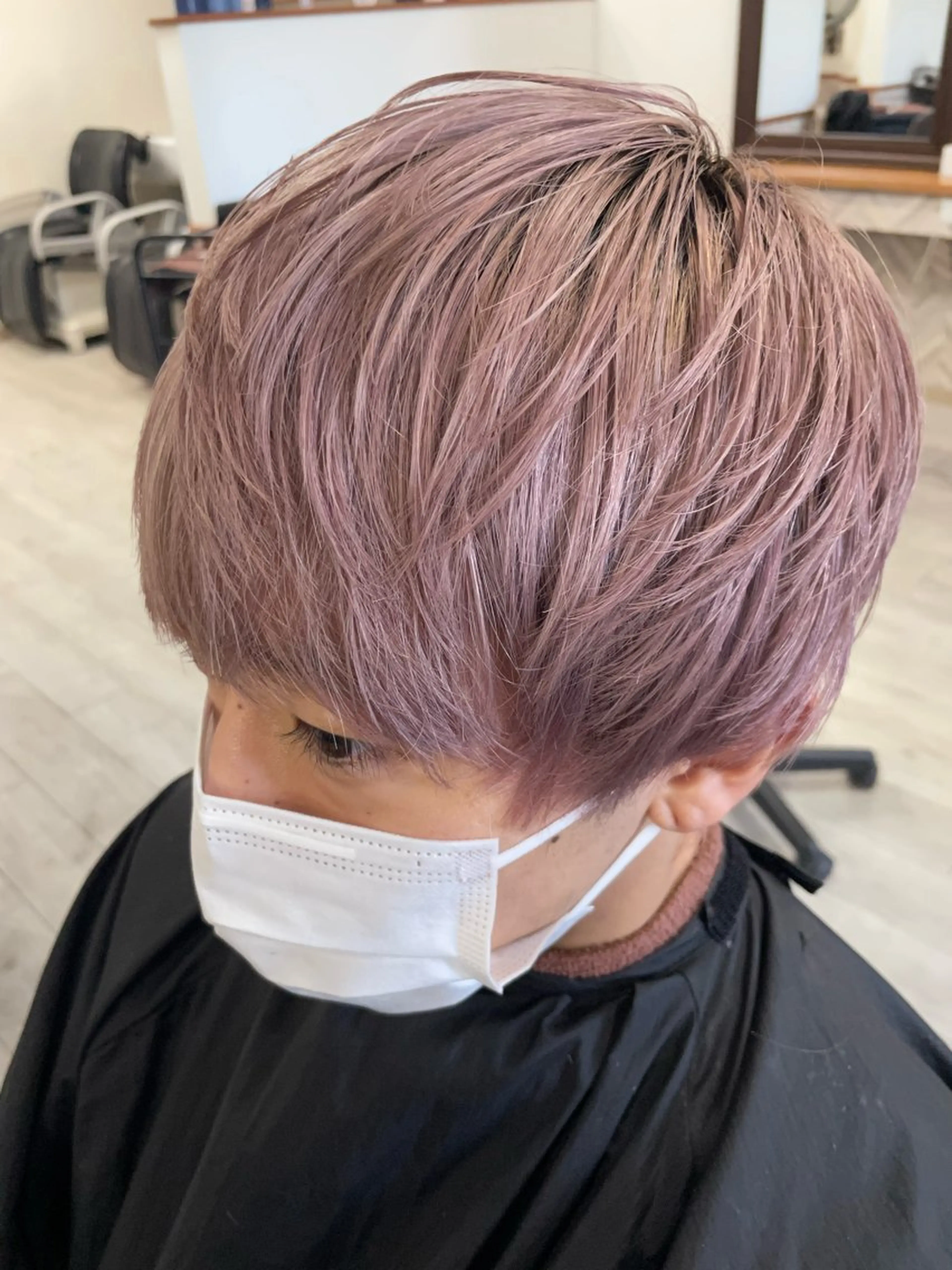 メンズ カット ヘアカラー フェードパーマ 新倉幸之助のヘアスタイル