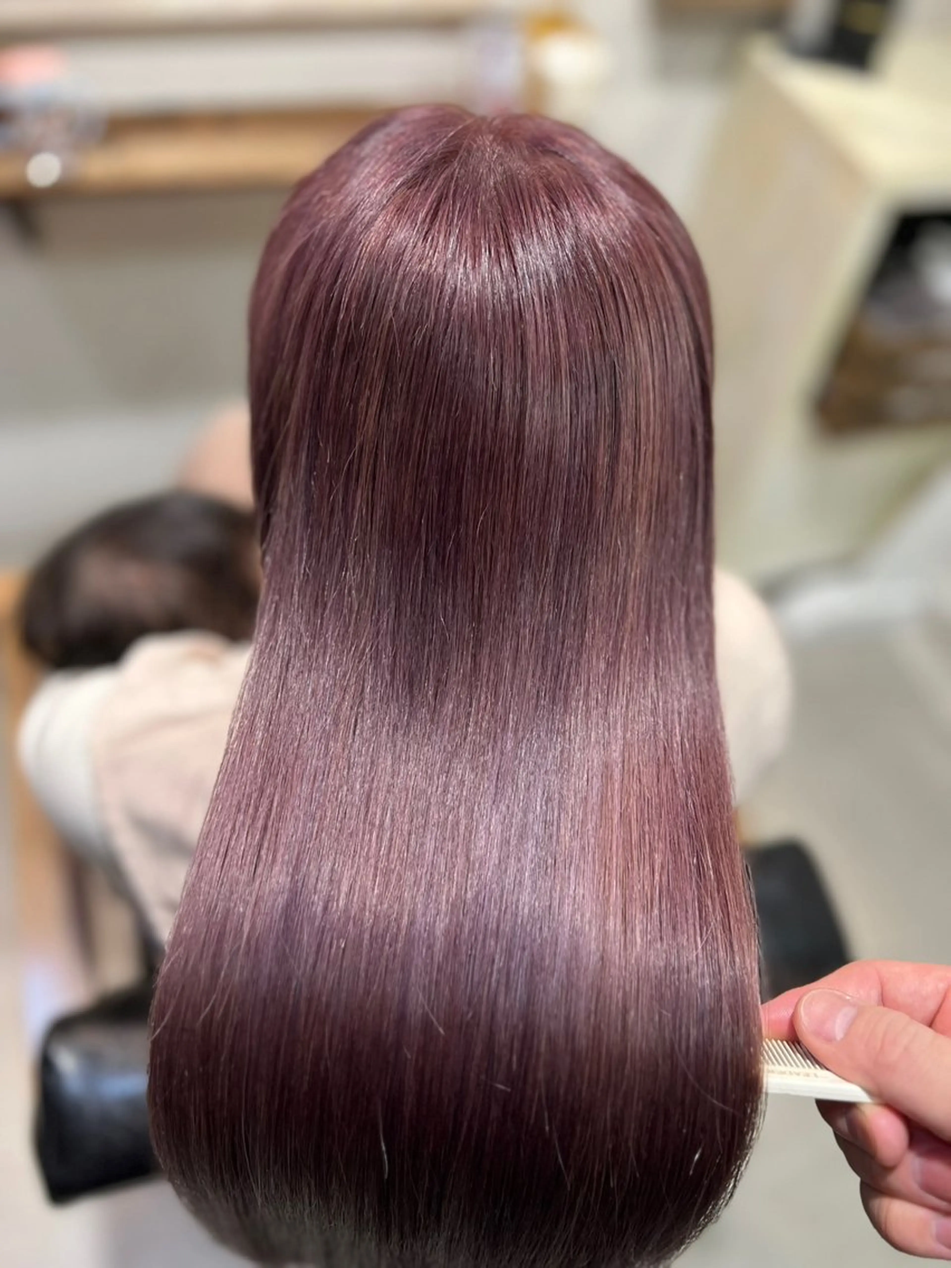 ロング カラー ハイトーンカラー カット ヘアカラー トリートメント Belliy 鈴木章司のヘアスタイル