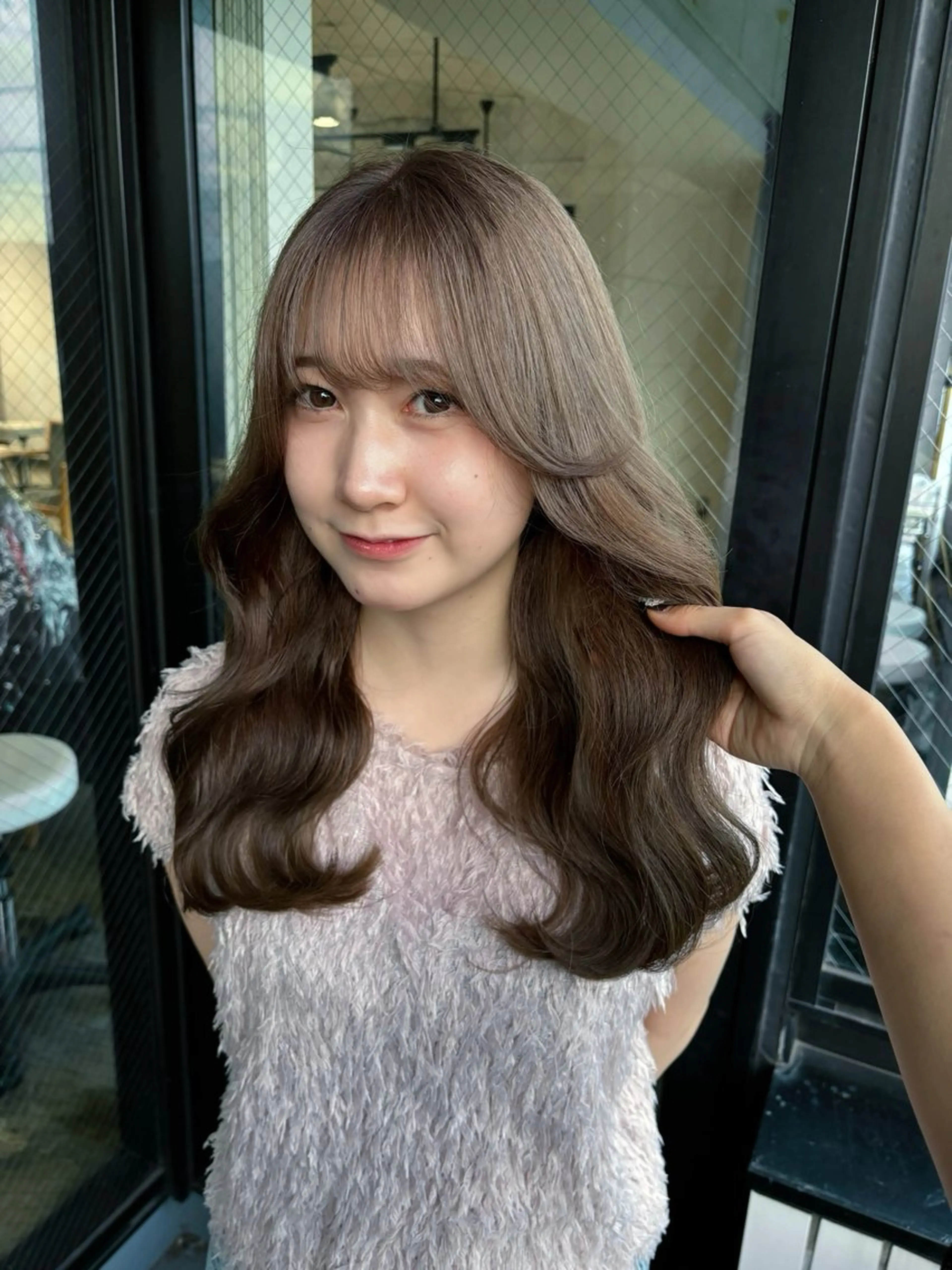 ロング カラー ヘアカラー トリートメント 💫miyu💫デザ インカラー/アレンジのヘアスタイル
