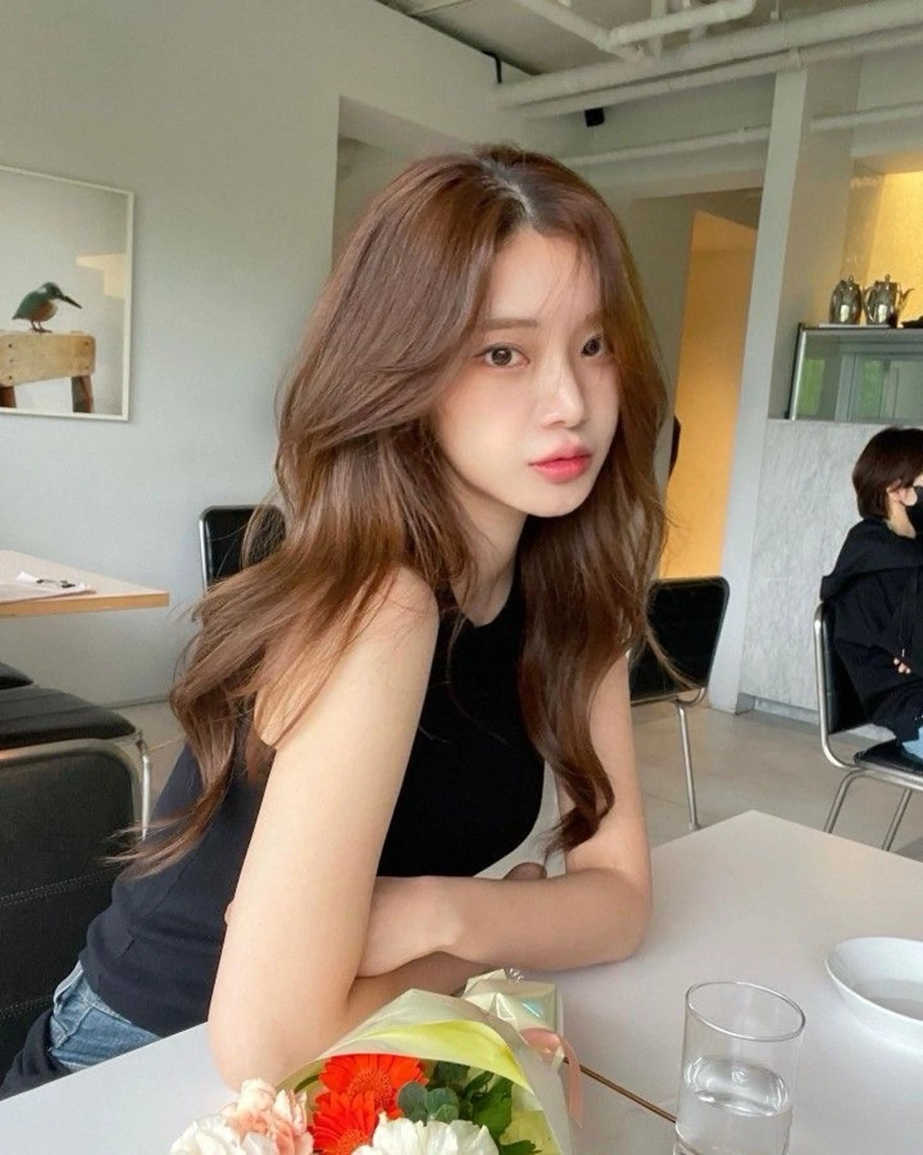 ミディアム 大人っぽ上品🤍韓国 レイヤー🤍ふうがのヘアスタイル