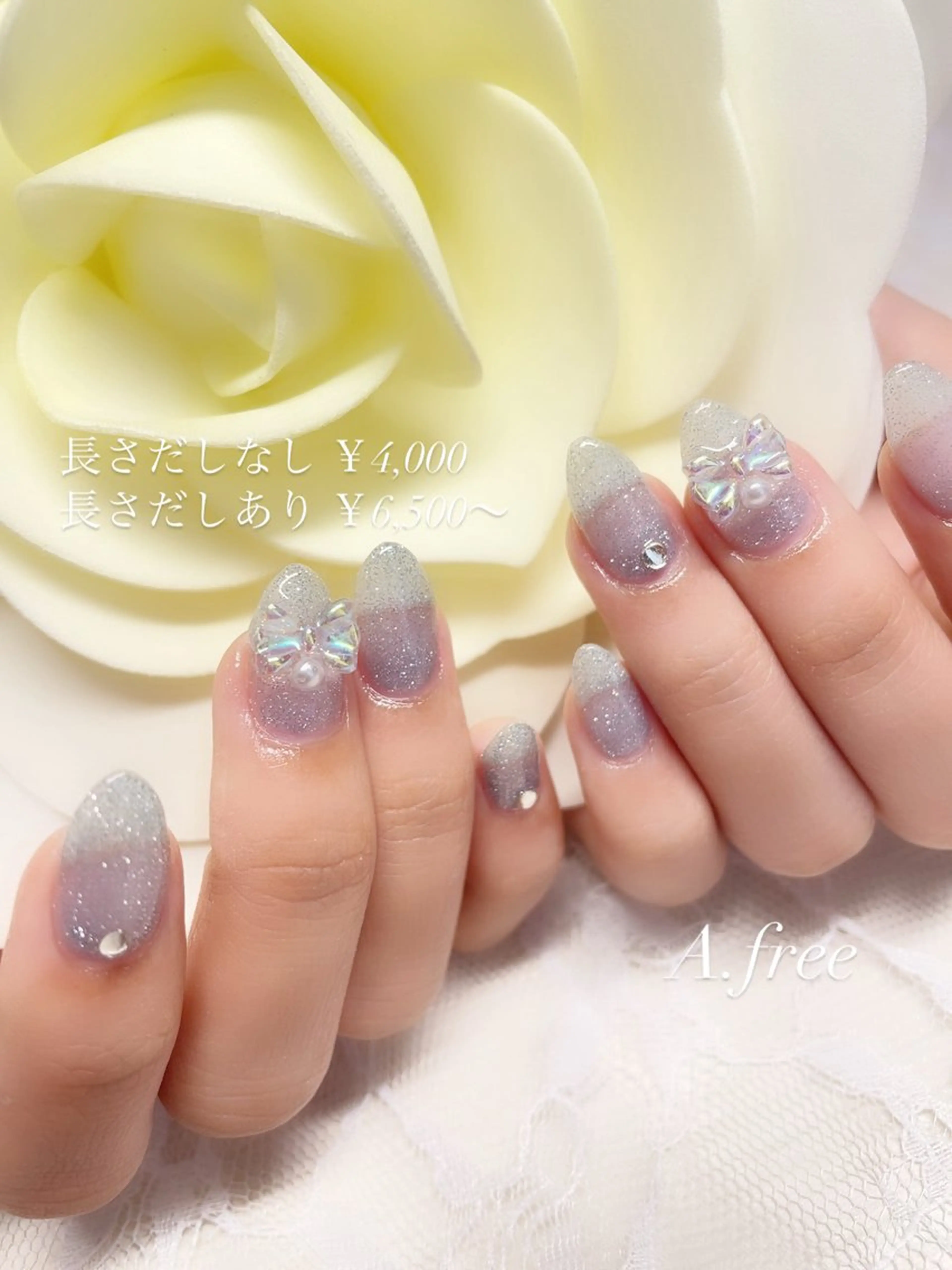 ネイル ハンドネイル A.free✧*｡ アレルギー対応✧*｡のネイルデザイン