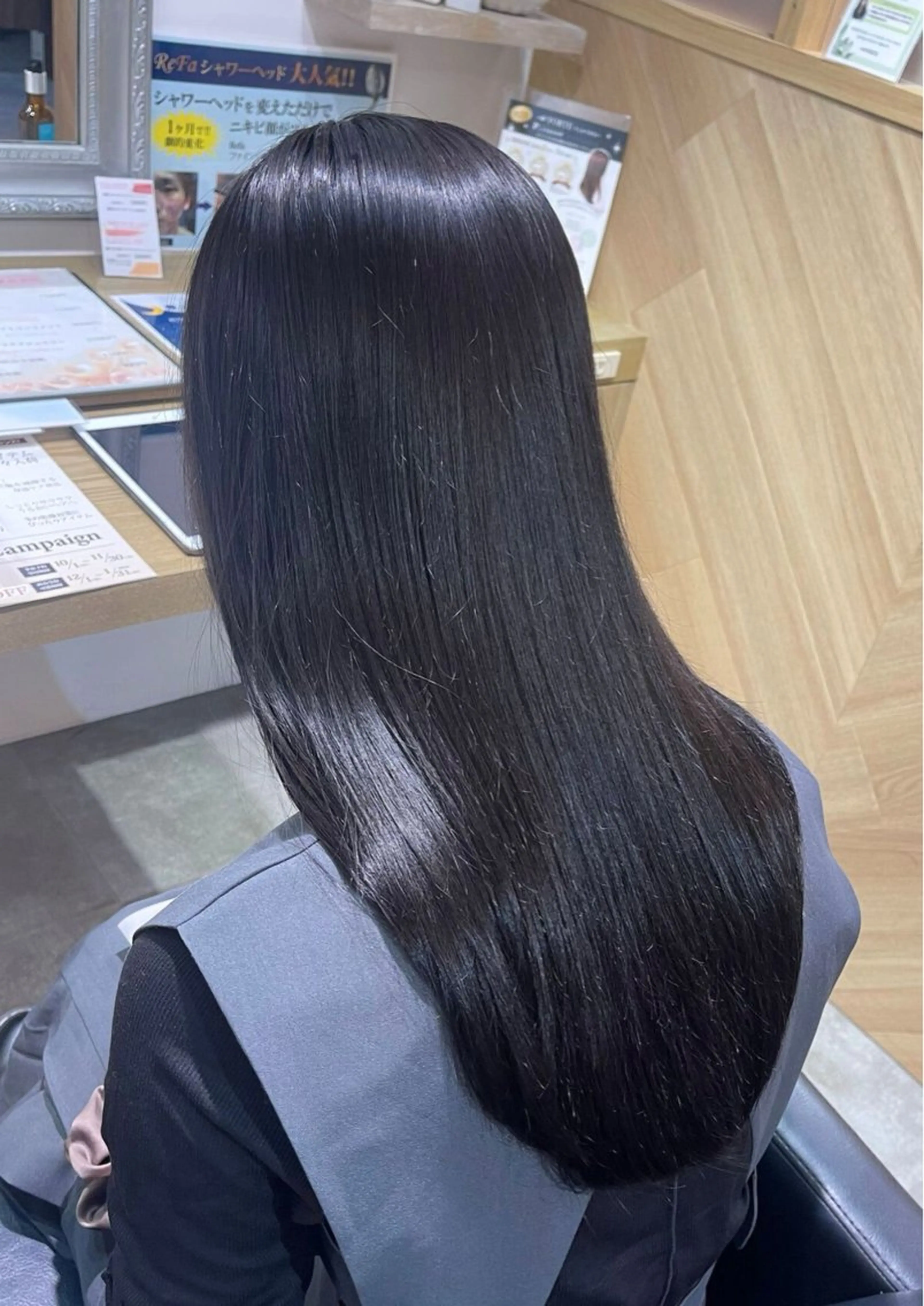 【ワンカラー】就活応援ꉂꉂ📣黒染めは使わずに暗くしたい方！の写真