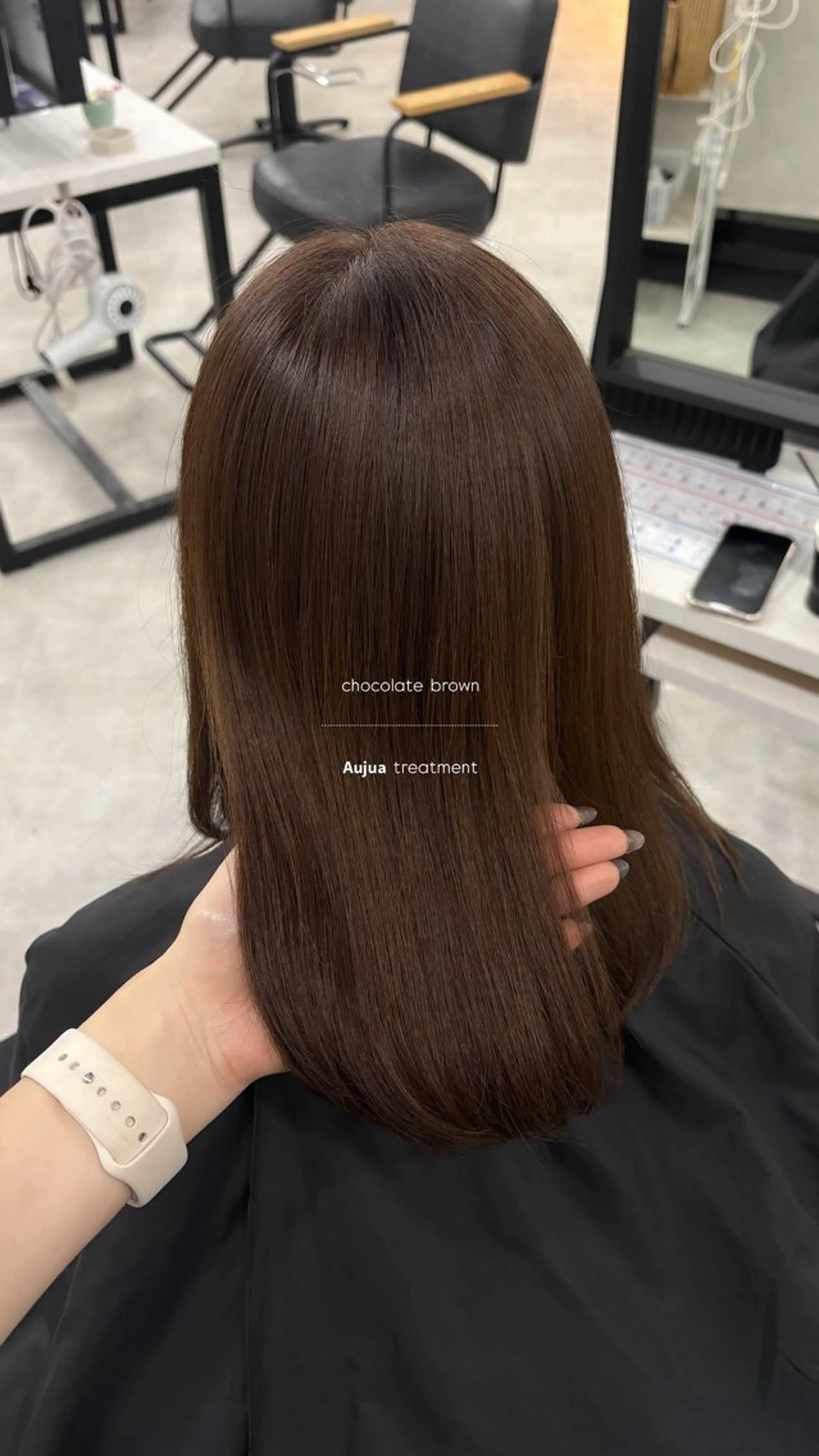 ミディアム Haruka /うる艶透明感カラーのヘアスタイル