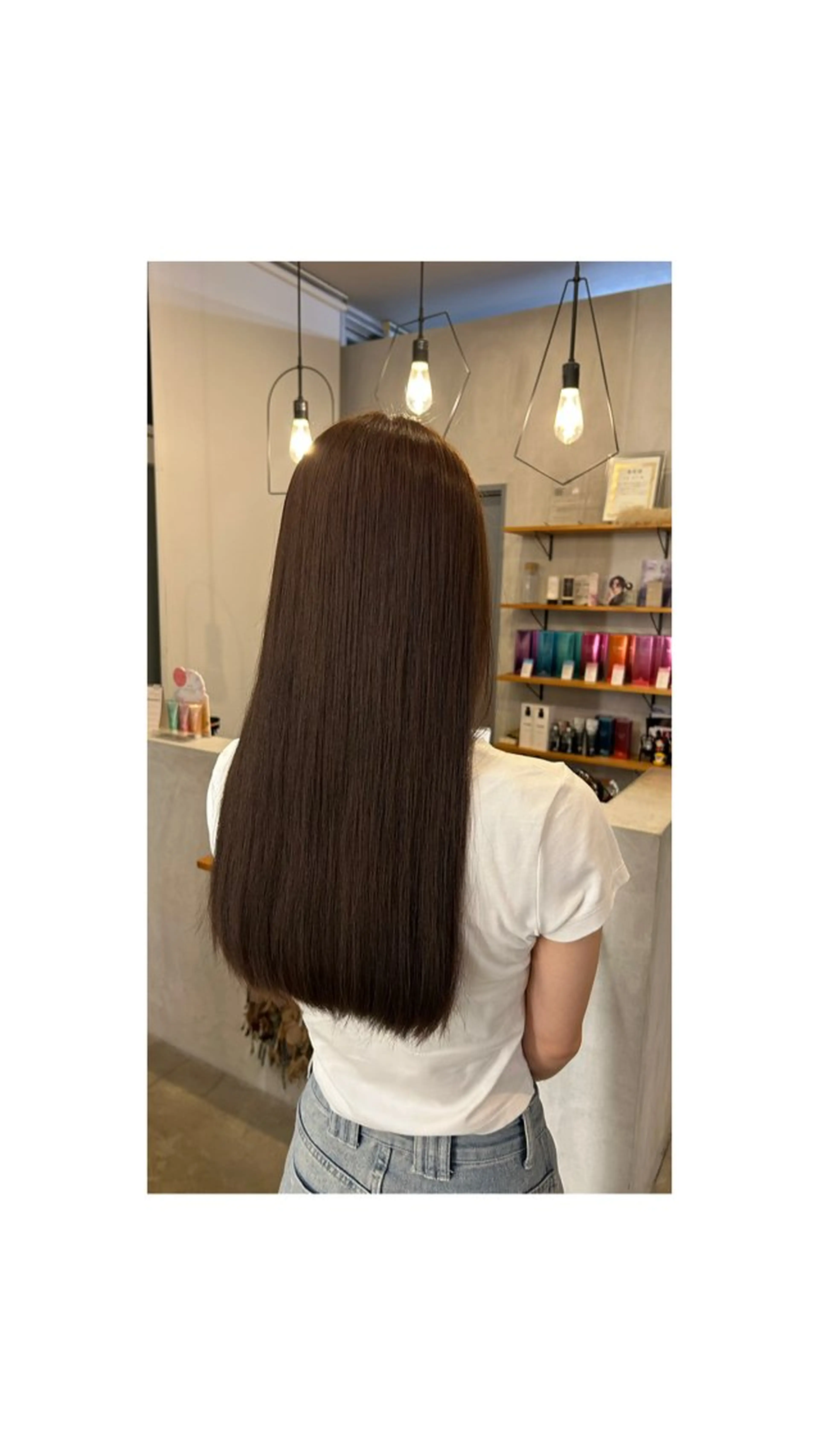 ロング カラー ヘアカラー 長谷川 楓恋のヘアスタイル