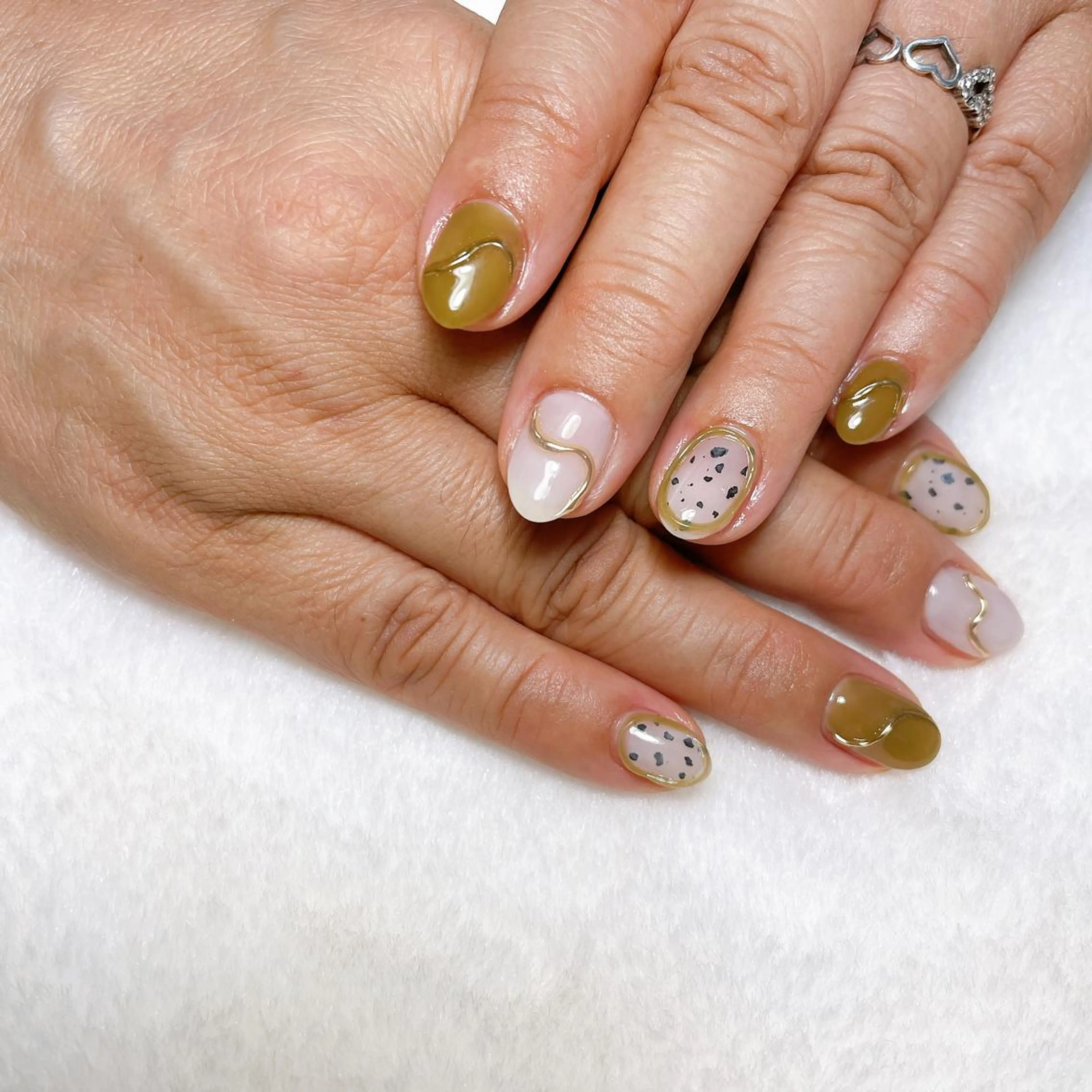 ネイル アートネイル ニュアンスネイル ハンドネイル kipinail 川﨑えりかのネイルデザイン